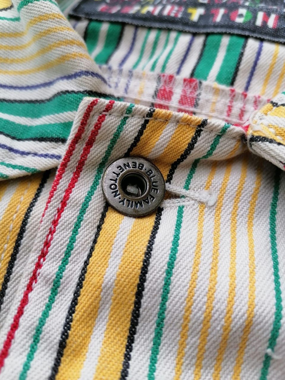 Vintage Vintage Blue Family Buttons Jacket Size S / US 4 / IT 40 - 2 Thumbnail