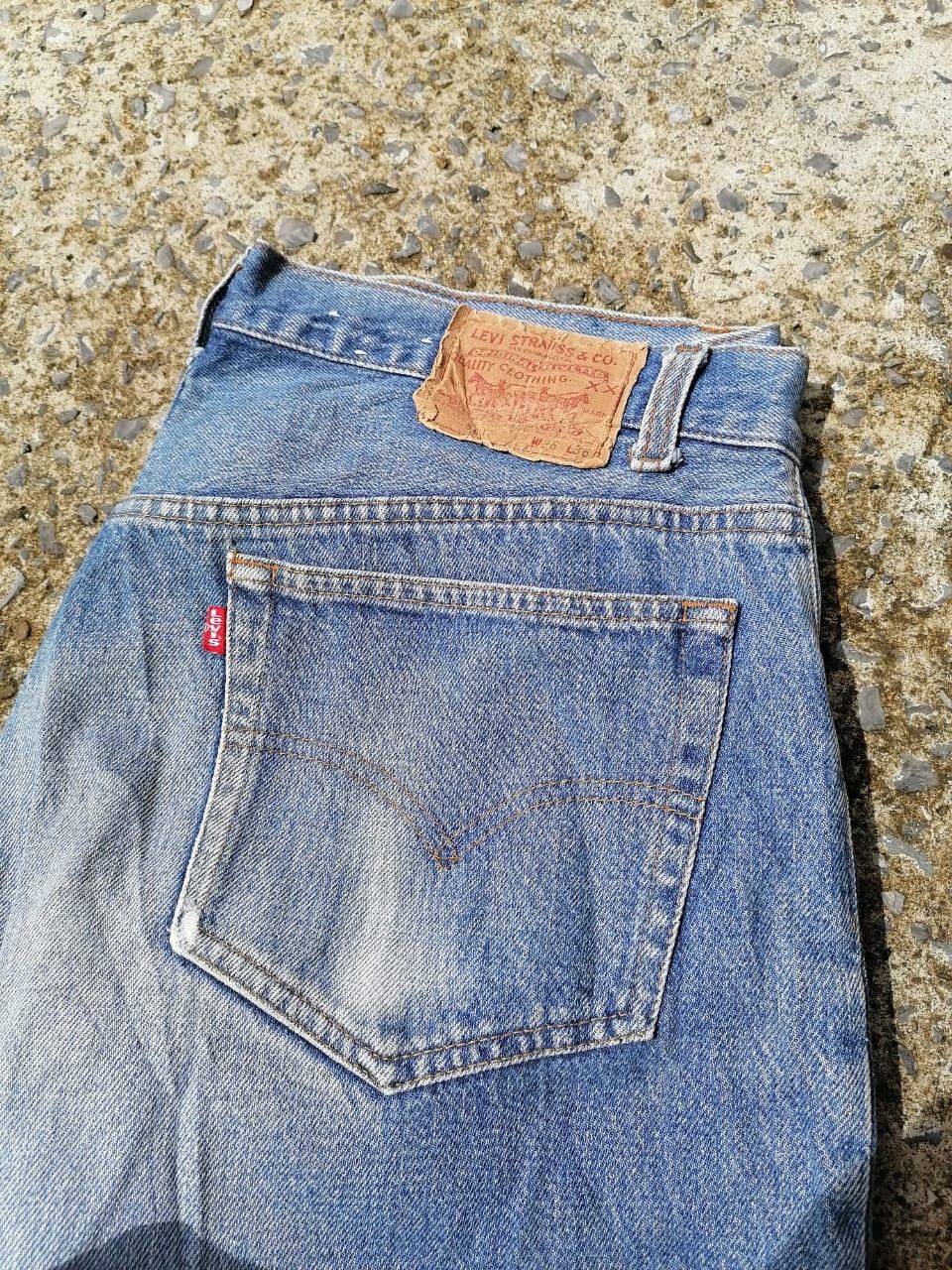 Levi's × Levi's Vintage Clothing Levi's Strauss 501 Button "555" Denim Jeans Size US 34 / EU 50 - 7 Thumbnail