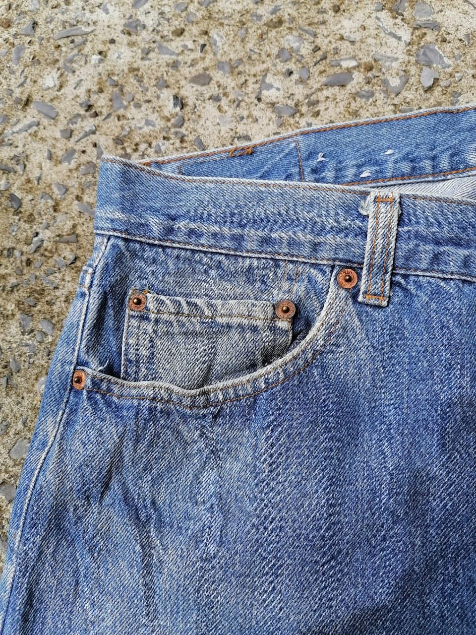 Levi's × Levi's Vintage Clothing Levi's Strauss 501 Button "555" Denim Jeans Size US 34 / EU 50 - 3 Thumbnail