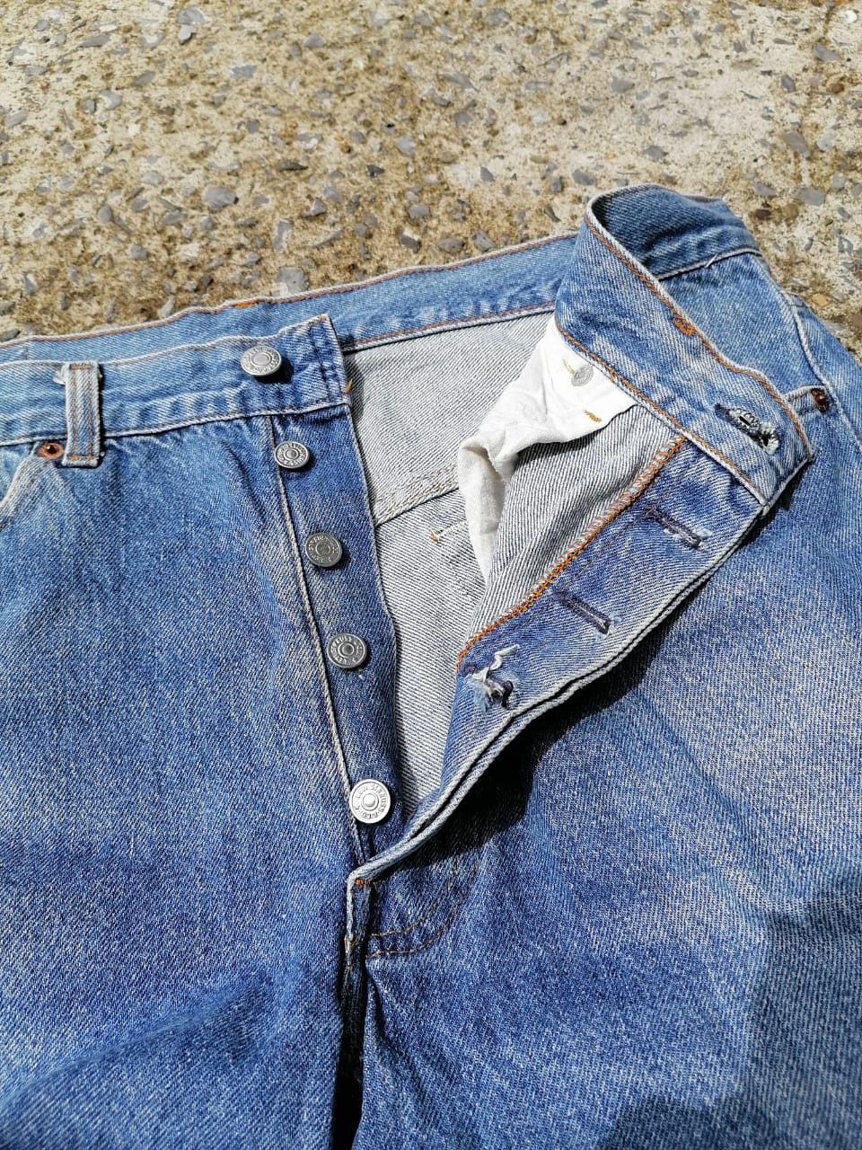 Levi's × Levi's Vintage Clothing Levi's Strauss 501 Button "555" Denim Jeans Size US 34 / EU 50 - 4 Thumbnail
