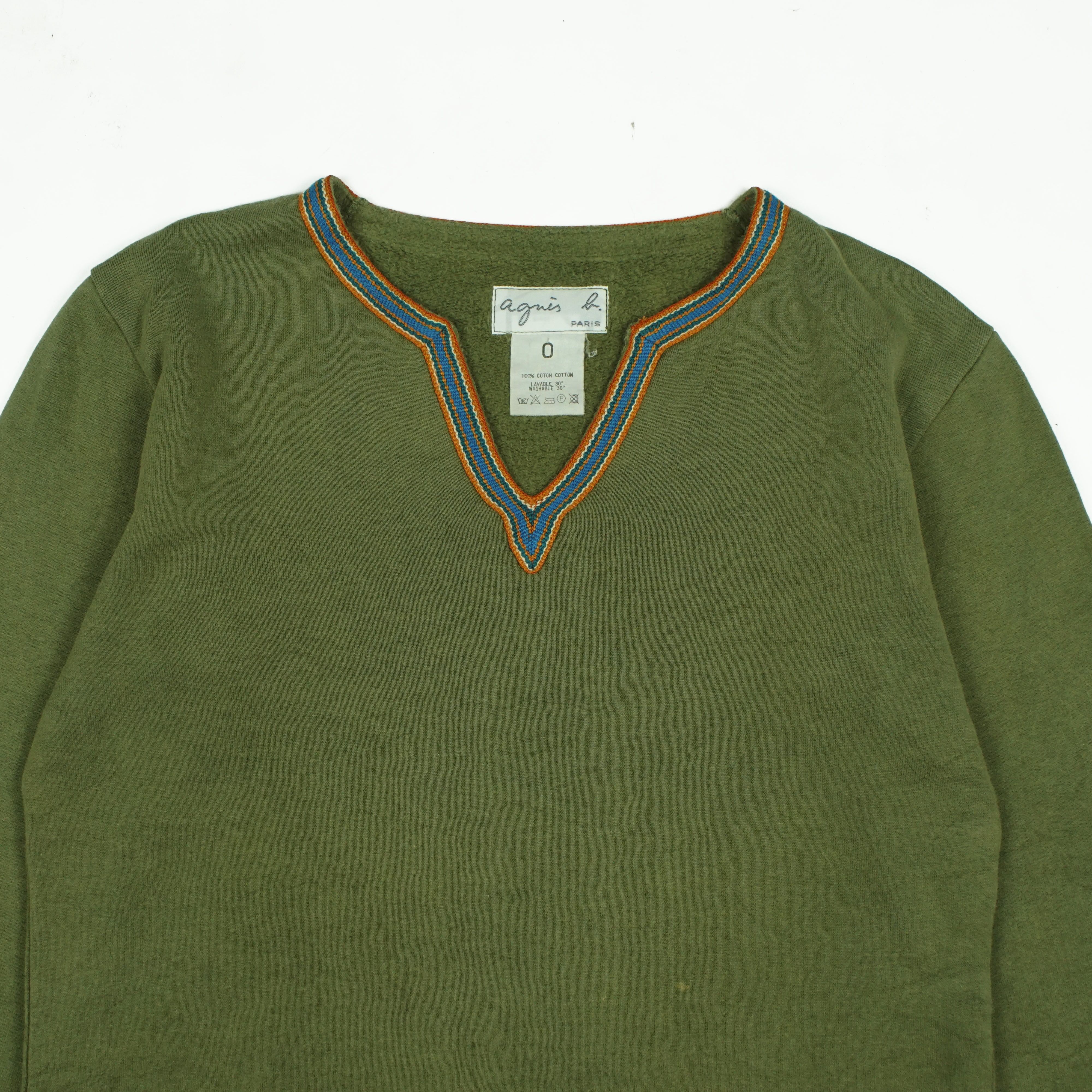agnes b. *NoTariff Agnes B Womens Sweatshirt Size XS / US 0-2 / IT 36-38 - 2 Thumbnail