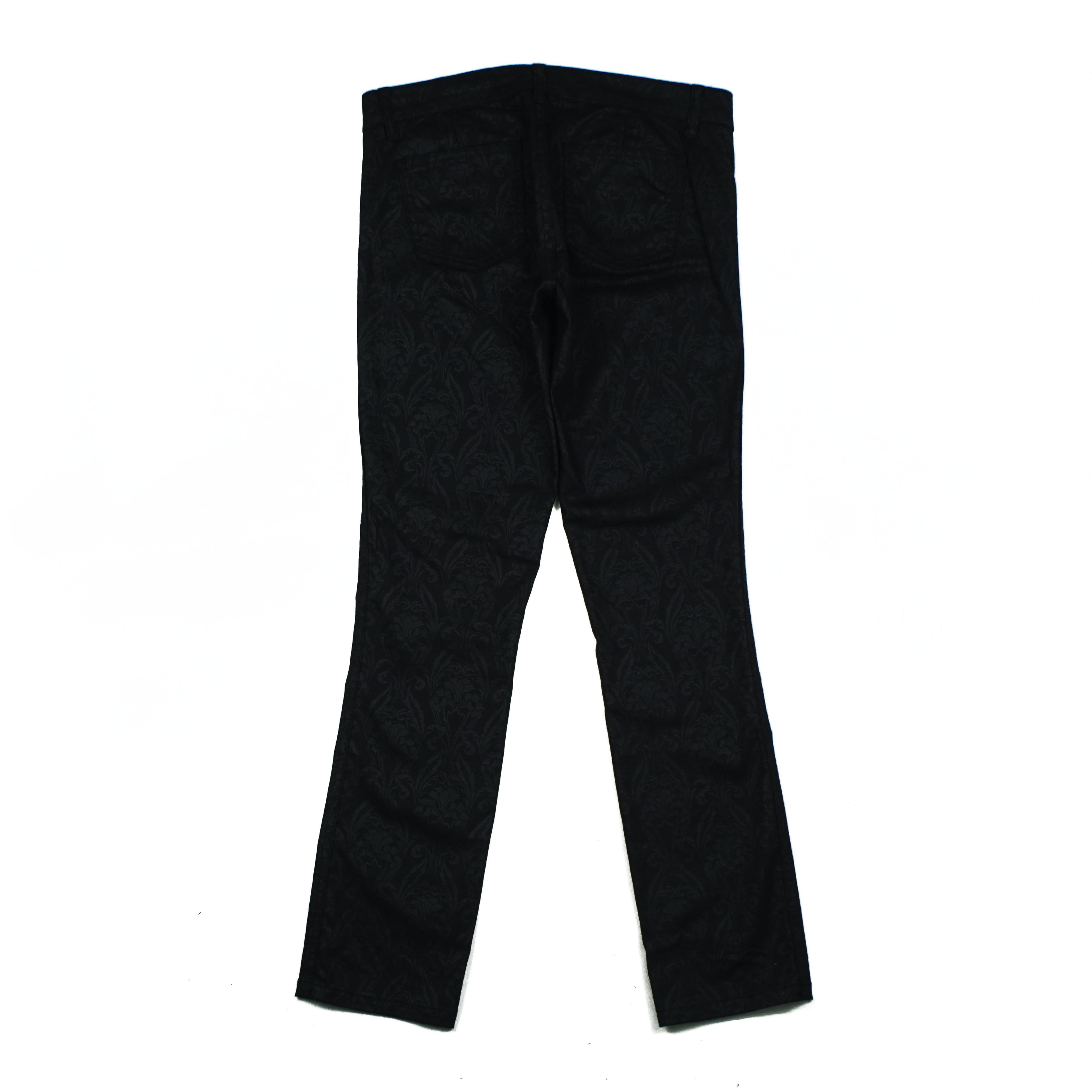 Tory Burch *NoTariff Tory Burch Tonal Pattern Skinny Pants Size 26" / US 2 / IT 38 - 3 Thumbnail