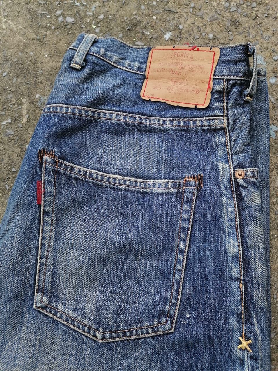 Other RNA Splash Painted Fly Button Denim Jeans Size US 33 - 3 Thumbnail