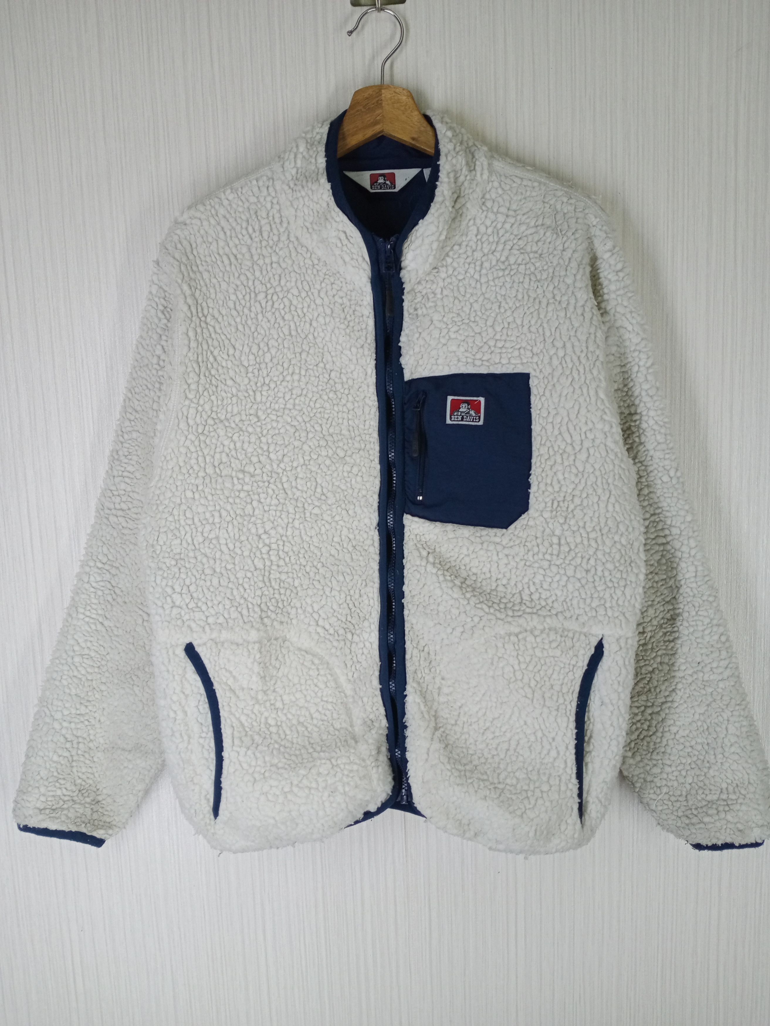 Vintage Ben Davis Sherpa Fleece Zipper Jacket