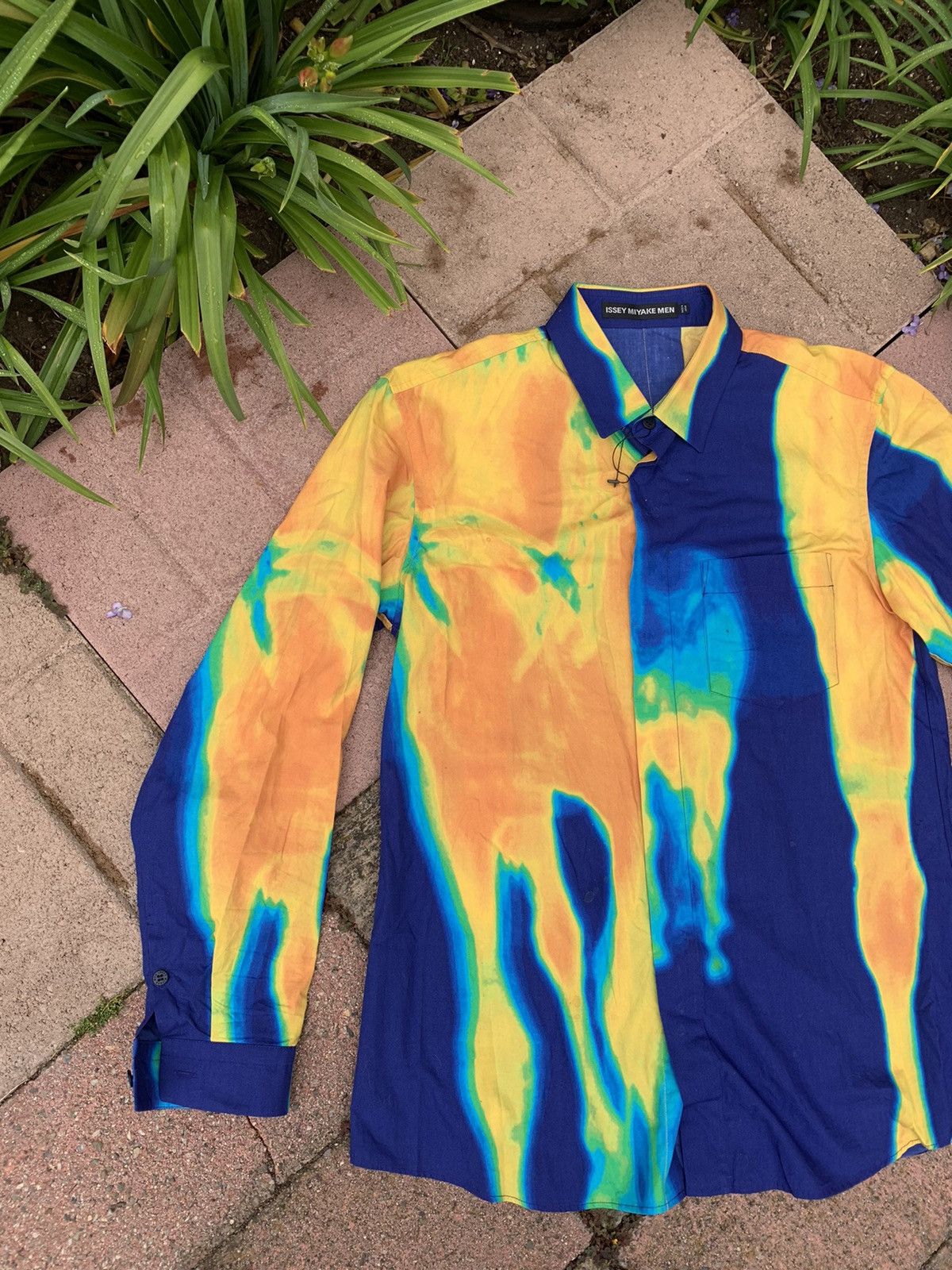 image of Grail Issey Miyake Kenji Hirasawa Runway Collab Shirt, Men's (Size Medium)