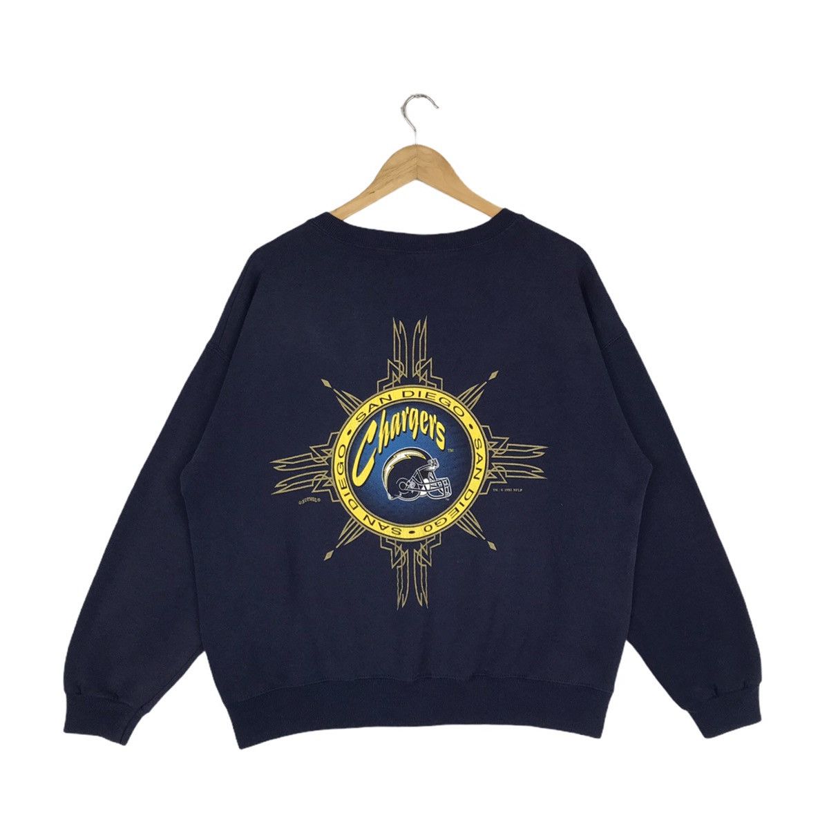 NFL × Nutmeg × Vintage Vintage 90s San Diego Charges NFLP Sweatshirt Size US L / EU 52-54 / 3 - 1 Thumbnail