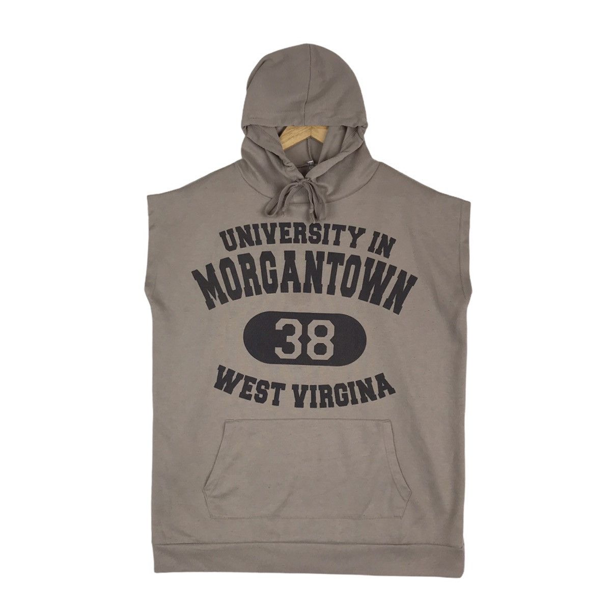 Vintage Vintage University Morgantown West Virginia Hoodie Shirt Size US L / EU 52-54 / 3 - 1 Thumbnail