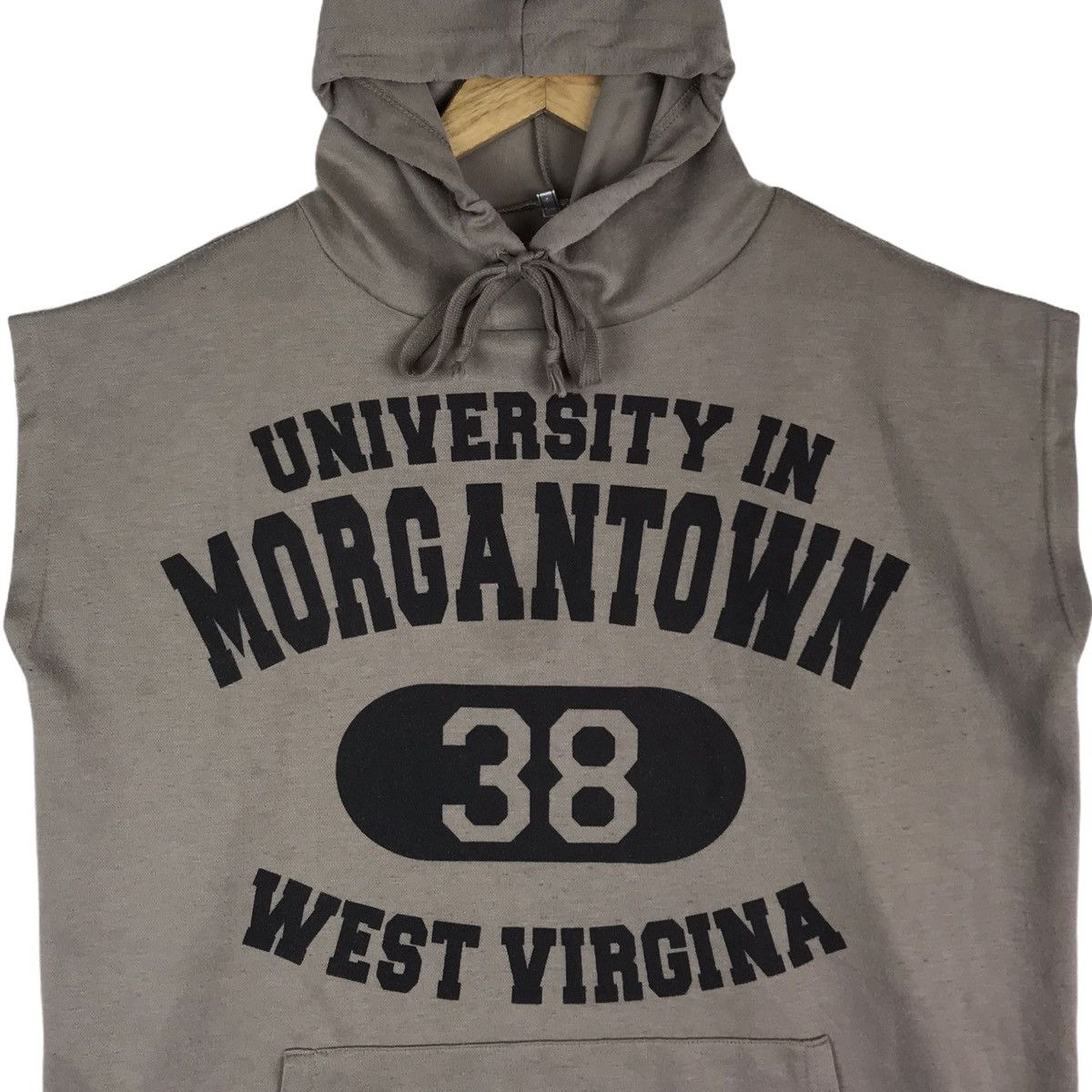Vintage Vintage University Morgantown West Virginia Hoodie Shirt Size US L / EU 52-54 / 3 - 2 Thumbnail