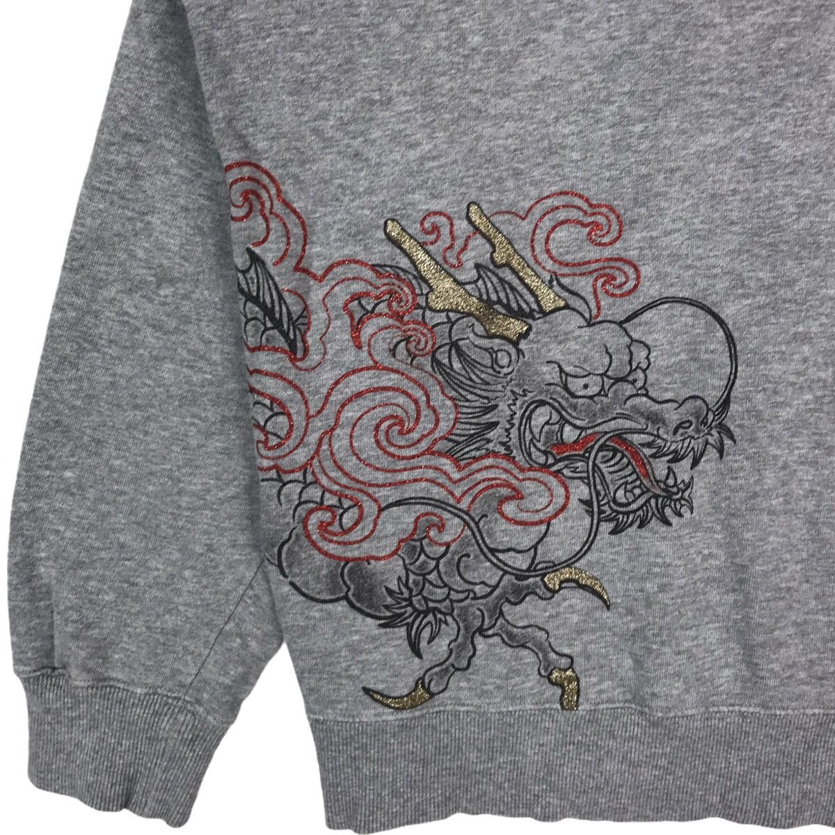 Japanese Brand Japanese Sukajan Souvenir Dragon Ryu Motive Sweatshirt Size US XL / EU 56 / 4 - 5 Thumbnail
