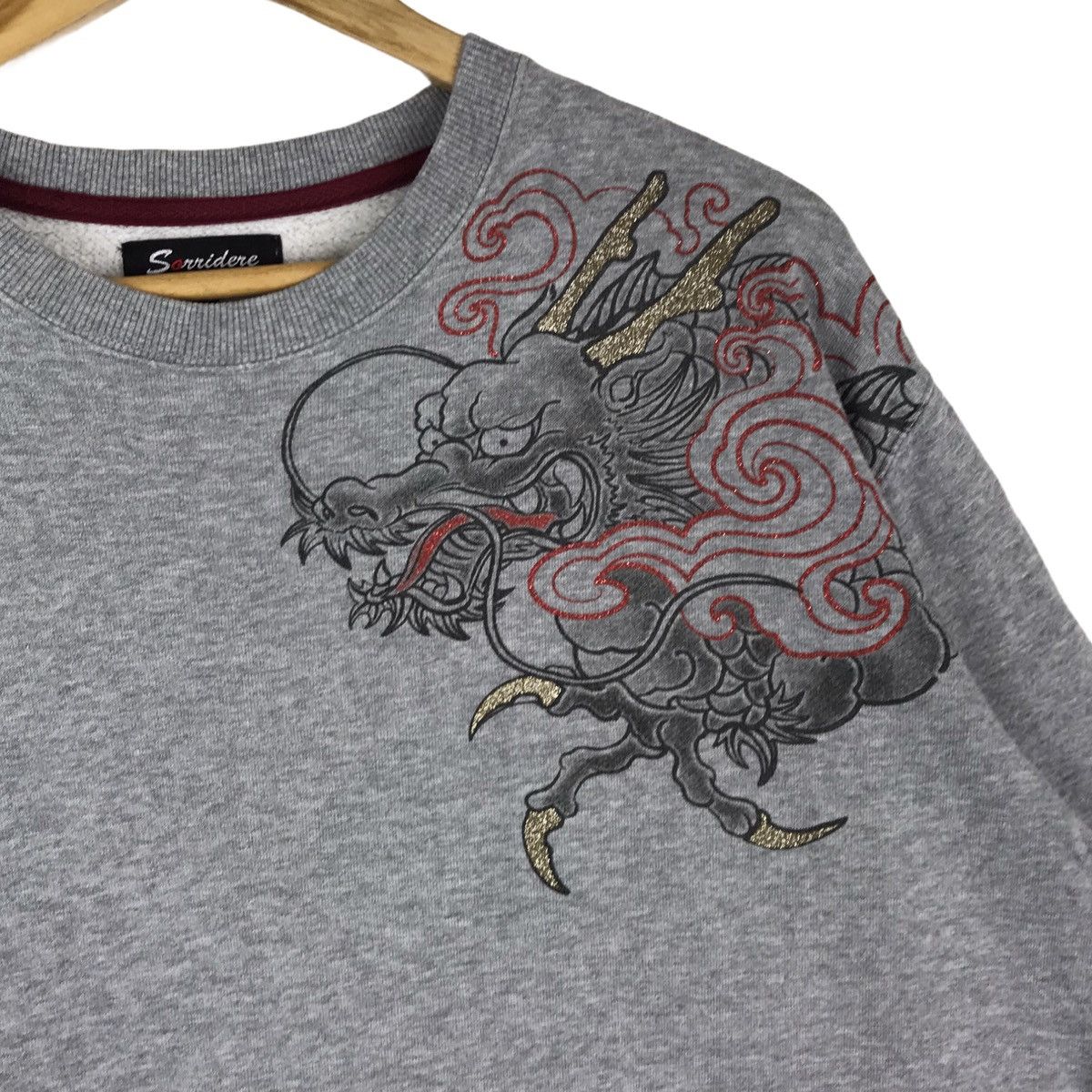 Japanese Brand Japanese Sukajan Souvenir Dragon Ryu Motive Sweatshirt Size US XL / EU 56 / 4 - 6 Thumbnail