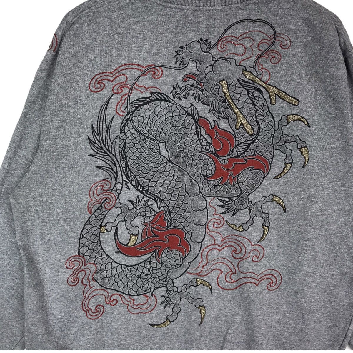 Japanese Brand Japanese Sukajan Souvenir Dragon Ryu Motive Sweatshirt Size US XL / EU 56 / 4 - 2 Thumbnail