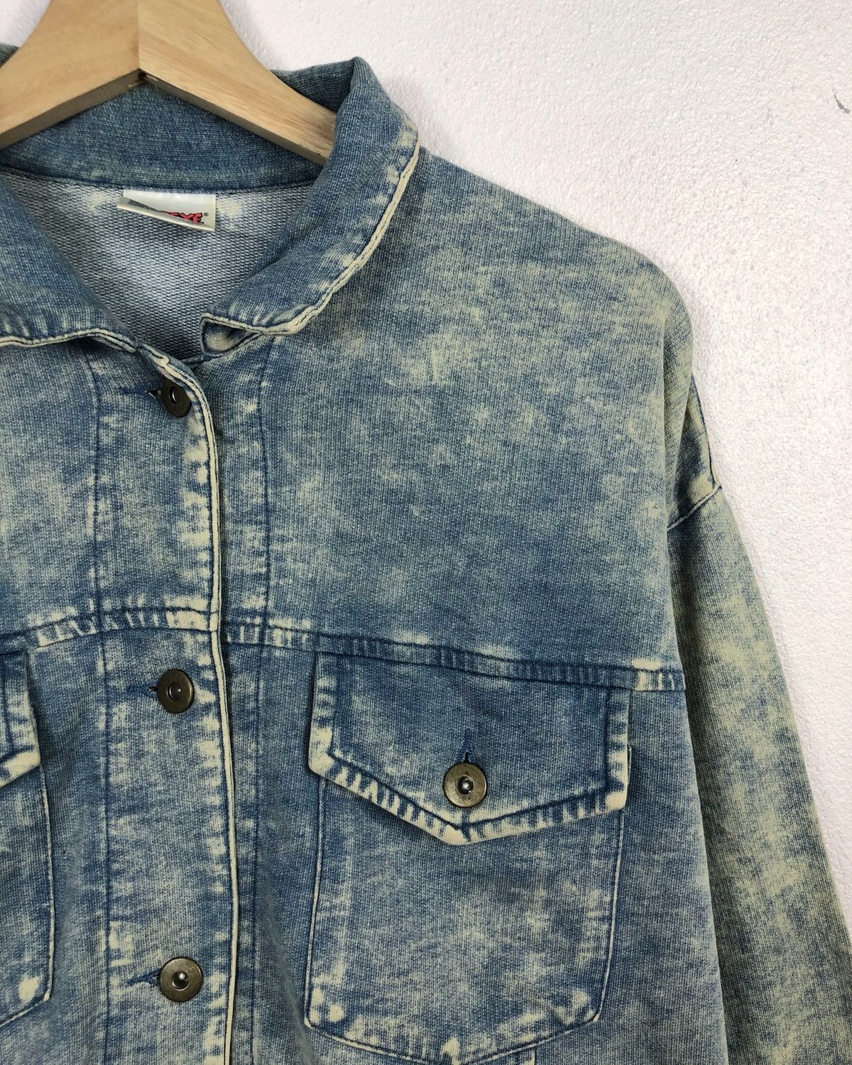 Cartoon Network Rare Vintage Popeye Acid Wash Light Denim Jacket Size US M / EU 48-50 / 2 - 4 Thumbnail
