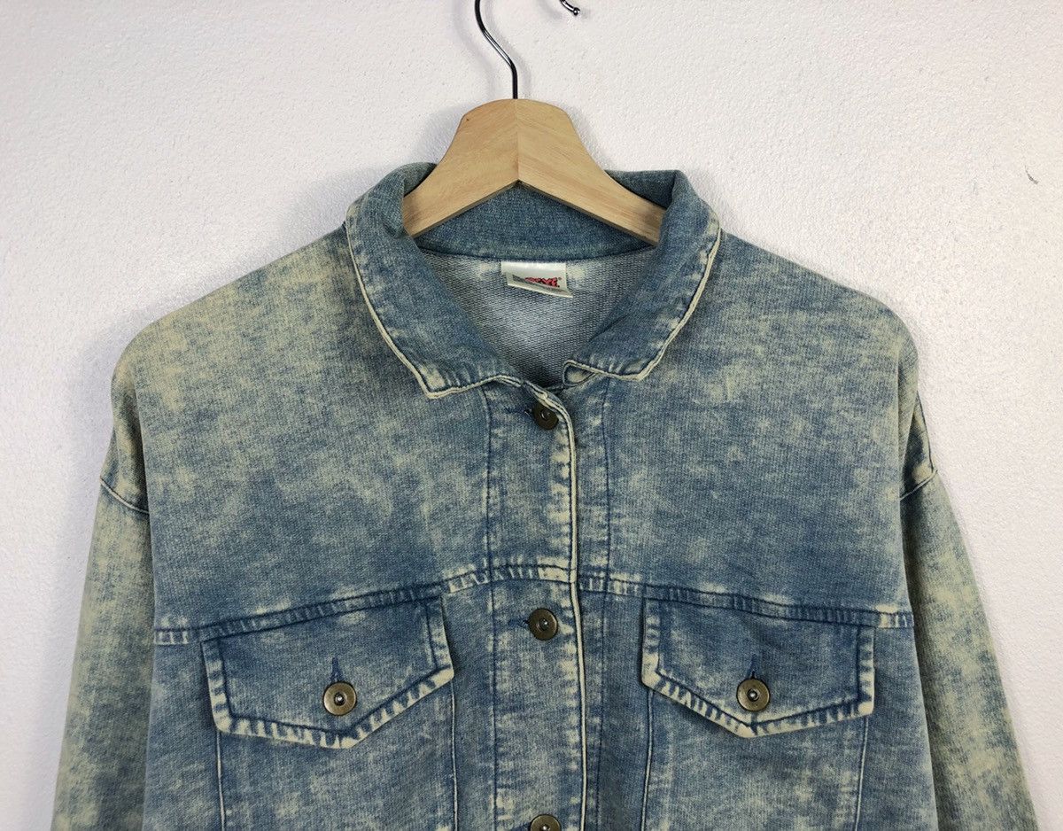 Cartoon Network Rare Vintage Popeye Acid Wash Light Denim Jacket Size US M / EU 48-50 / 2 - 3 Thumbnail