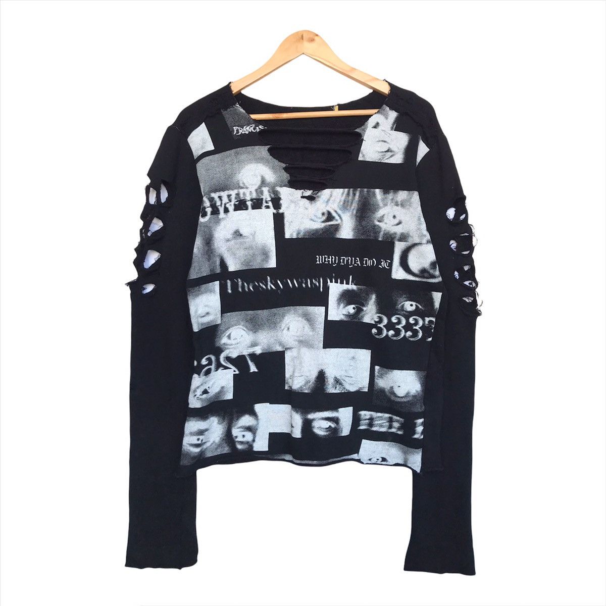 image of Avant Garde x Francist Mor K S Francis T Mor.k.s Designer Bondage Distressed in Black (Size Medium)