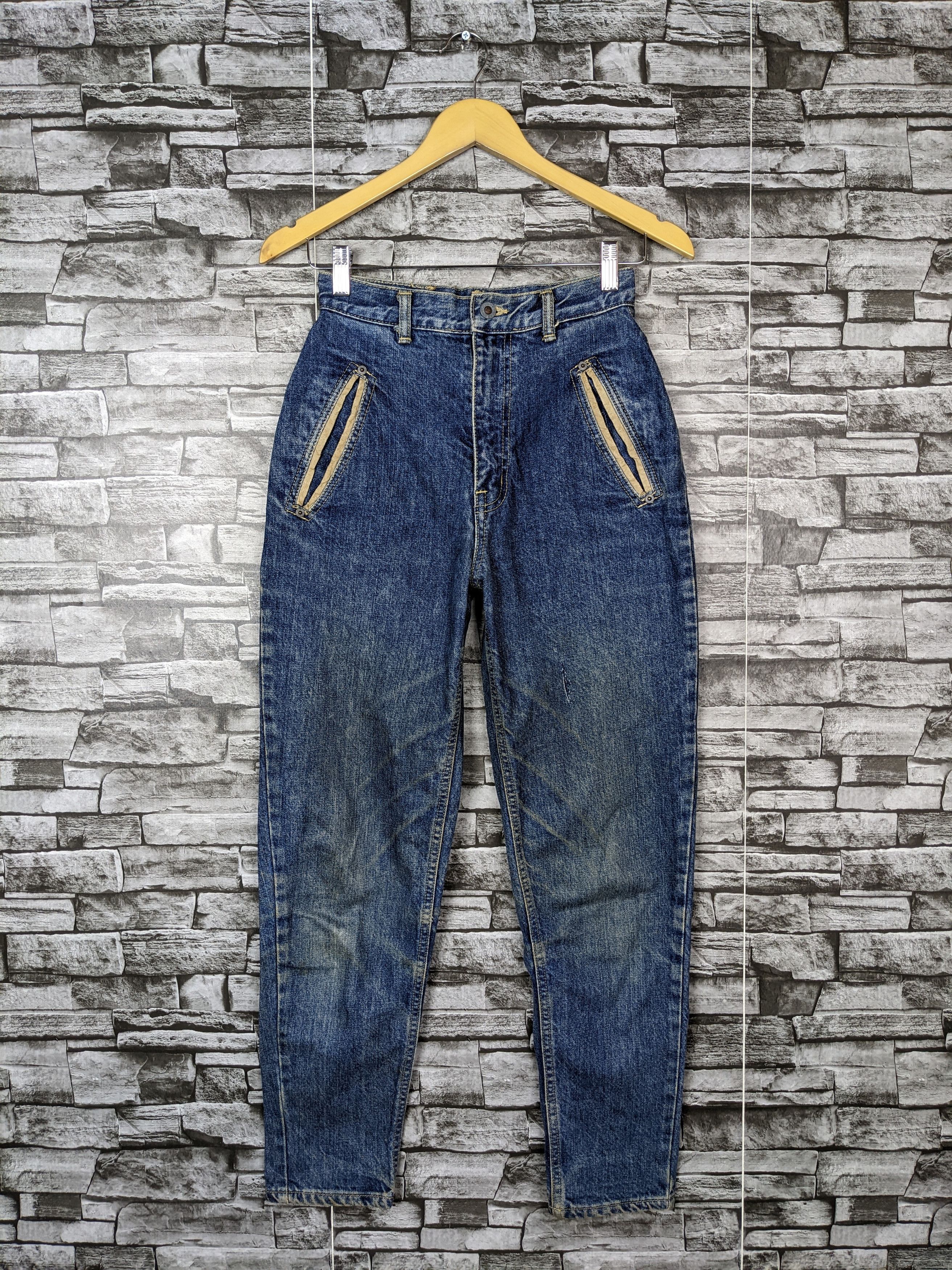 image of 45Rpm x Archival Clothing Vintage 45 Rpm Studio Denim Jeans High Waist Women Outerwear in Blue (Siz