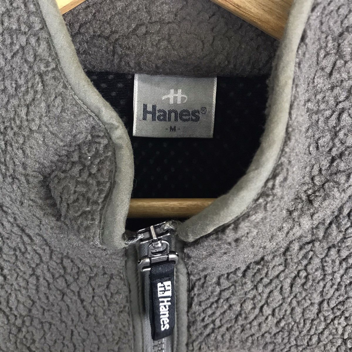 Hanes × Polartec Vintage Hanes Polartec Zip Up Fleece Jacket Size US M / EU 48-50 / 2 - 3 Thumbnail