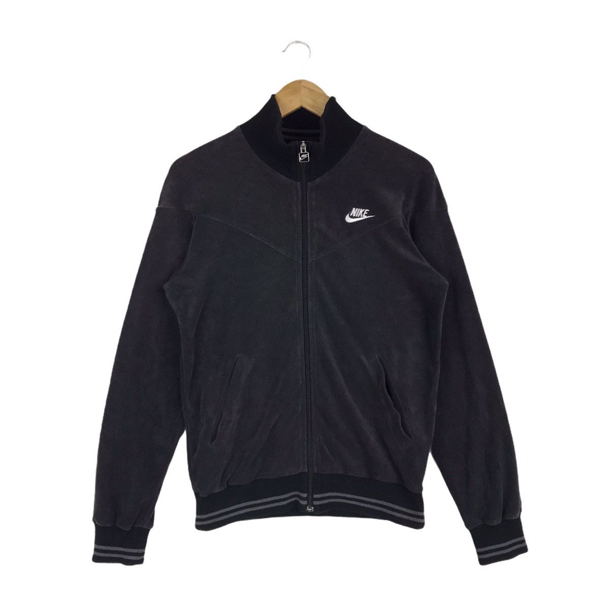 Nike Vintage Y2k Nike Swoosh Zipper Pullover Fleece Jacket Size US M / EU 48-50 / 2 - 1 Thumbnail