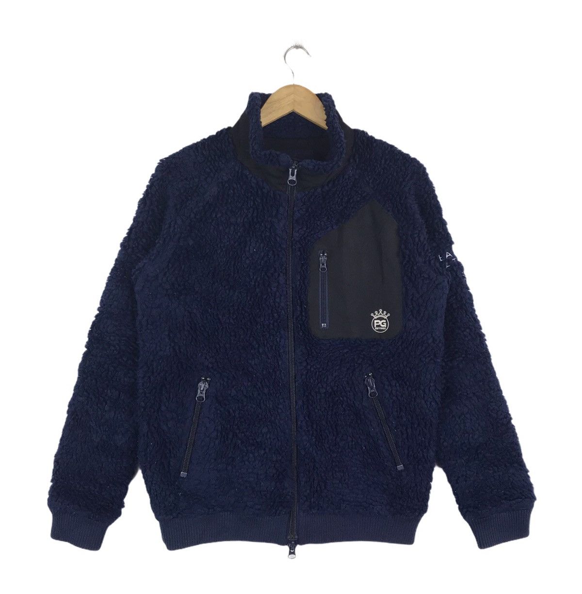 Japanese Brand Pearly Gates Deep Pile Fleece Jacket Size US M / EU 48-50 / 2 - 1 Thumbnail