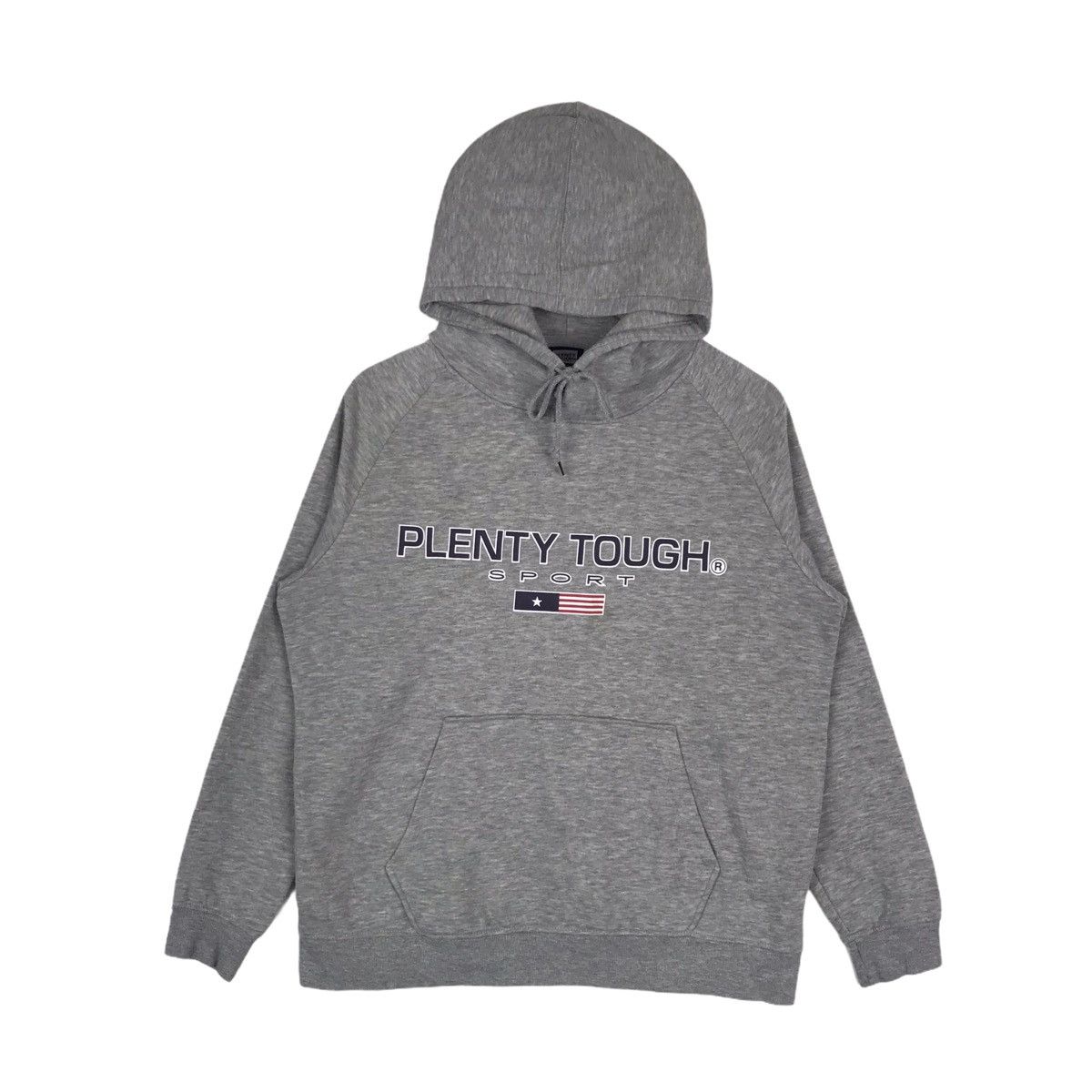 Vintage Vintage Plenty Tough Sport Side Tape Hoodie Pullover Size US L / EU 52-54 / 3 - 5 Thumbnail