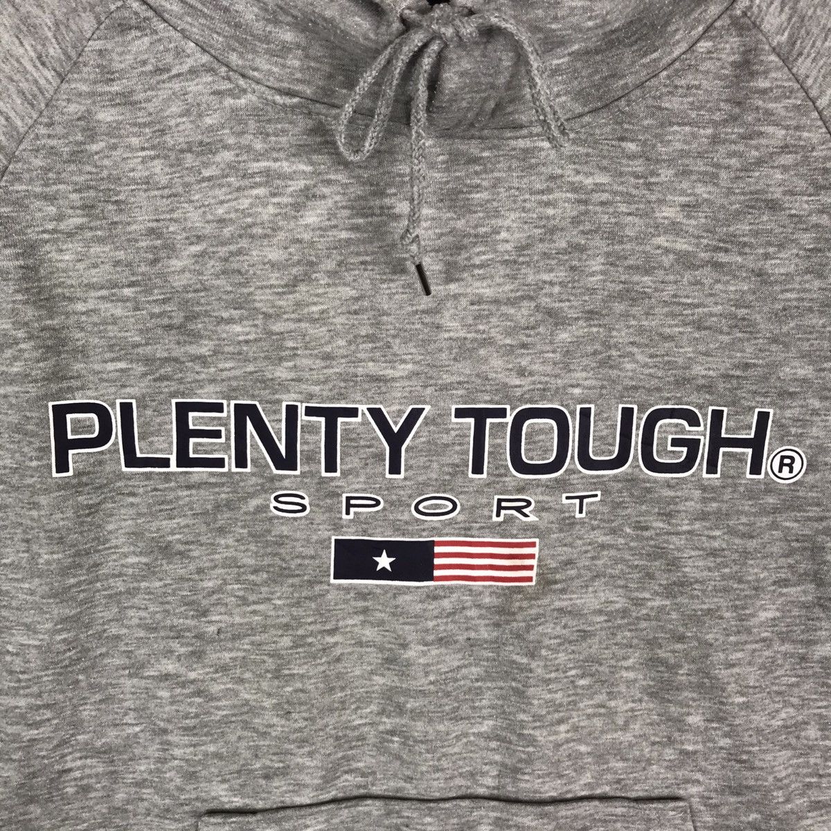Vintage Vintage Plenty Tough Sport Side Tape Hoodie Pullover Size US L / EU 52-54 / 3 - 6 Thumbnail