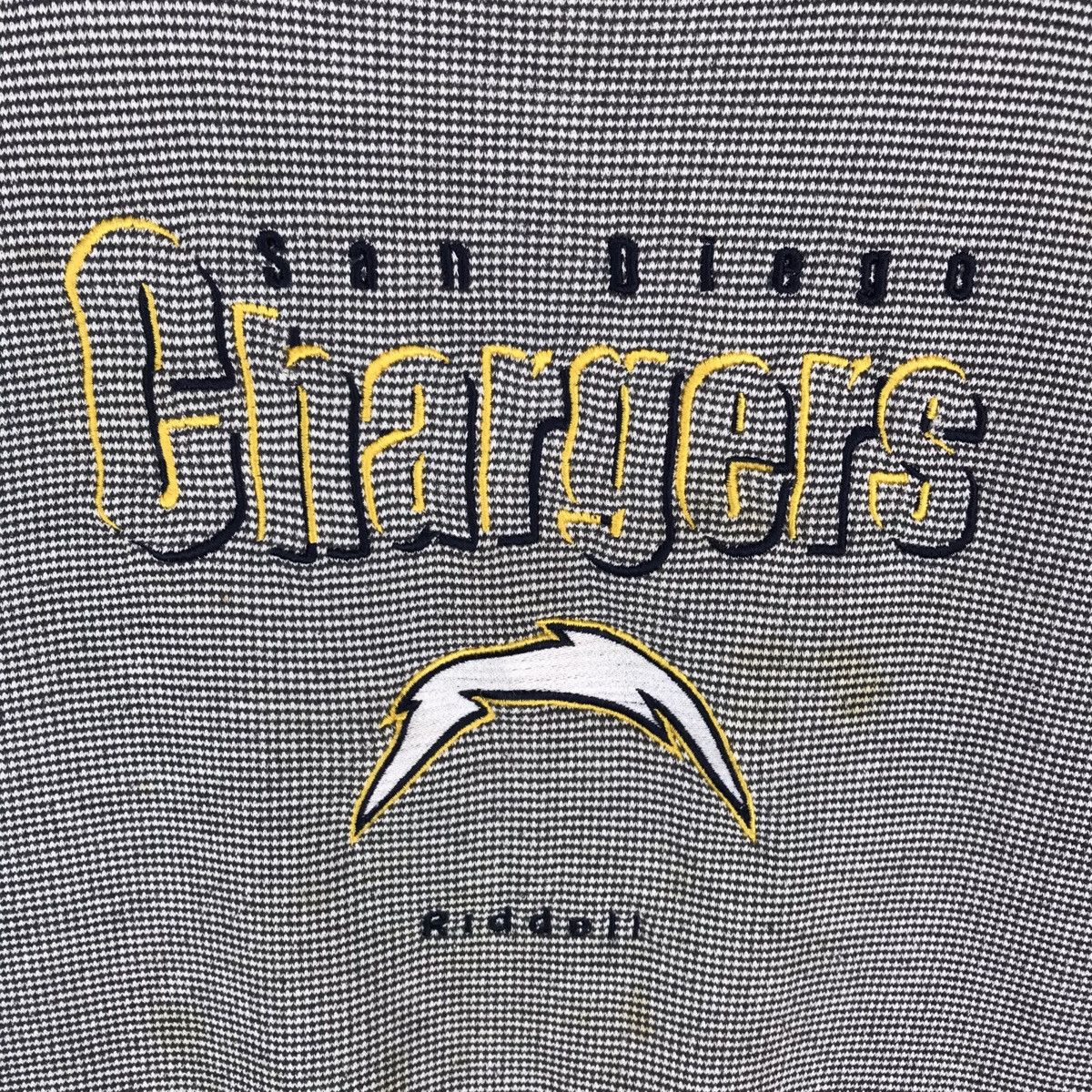 NFL × Riddell × Vintage Vintage 90s San Diego Charges Riddell Sweatshirt Pullover Size US L / EU 52-54 / 3 - 3 Thumbnail