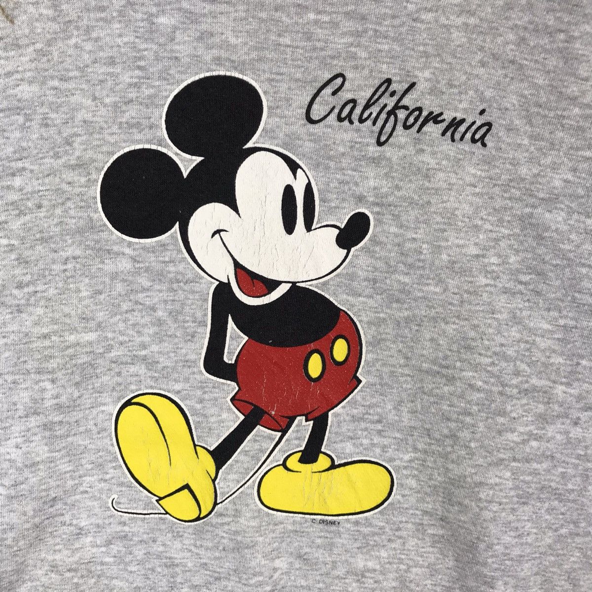 Mickey Mouse × Velva Sheen × Vintage Vintage 90s Mickey Mouse Sweatshirt Size US L / EU 52-54 / 3 - 2 Thumbnail