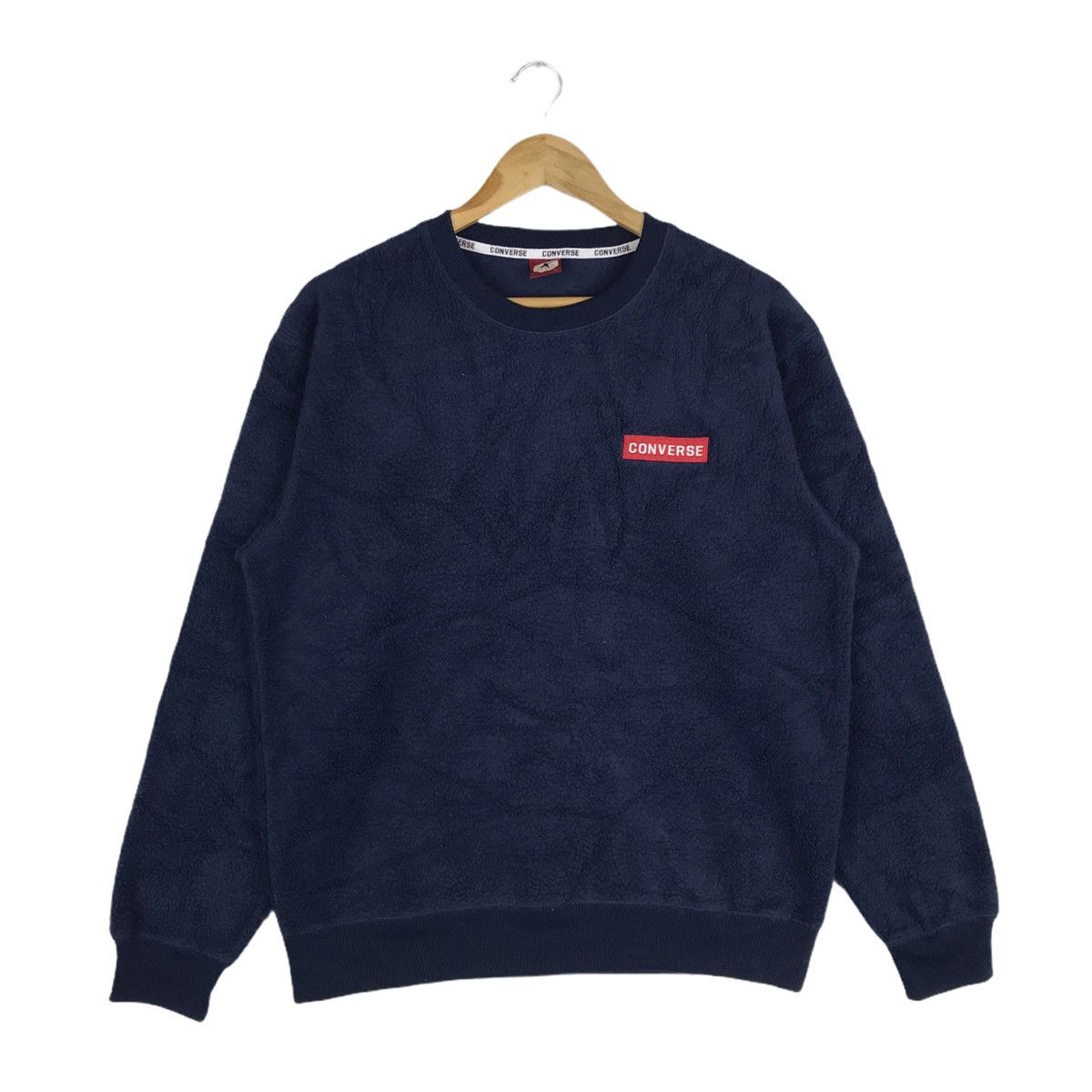 Converse Converse Minimalist Fleece Crewneck Sweatshirt Size US M / EU 48-50 / 2 - 1 Thumbnail