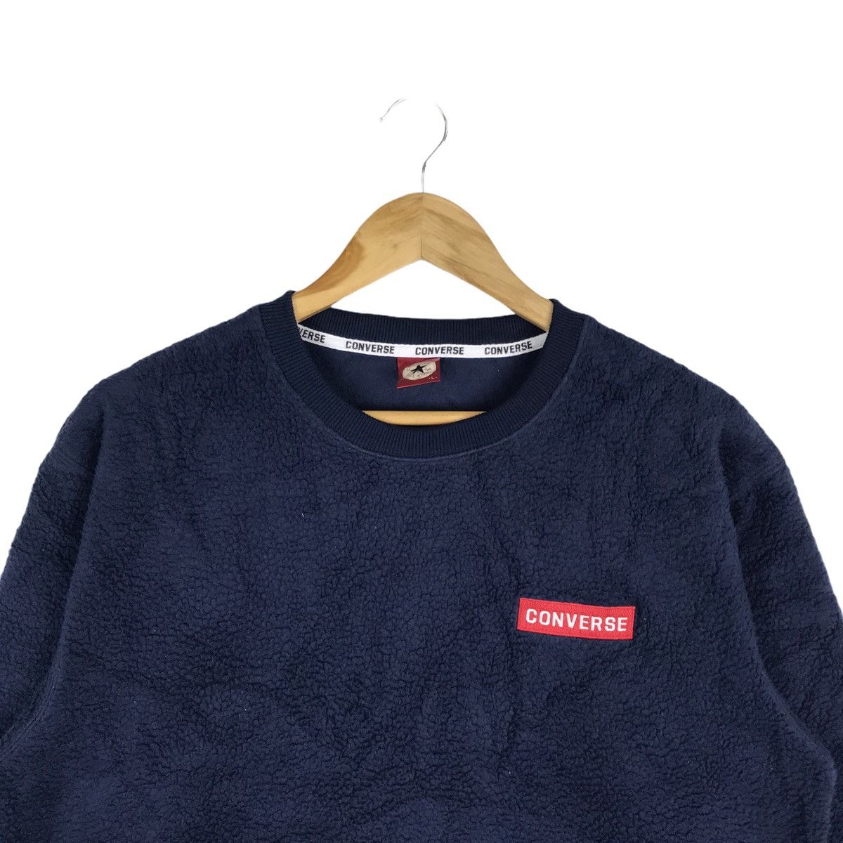 Converse Converse Minimalist Fleece Crewneck Sweatshirt Size US M / EU 48-50 / 2 - 2 Thumbnail