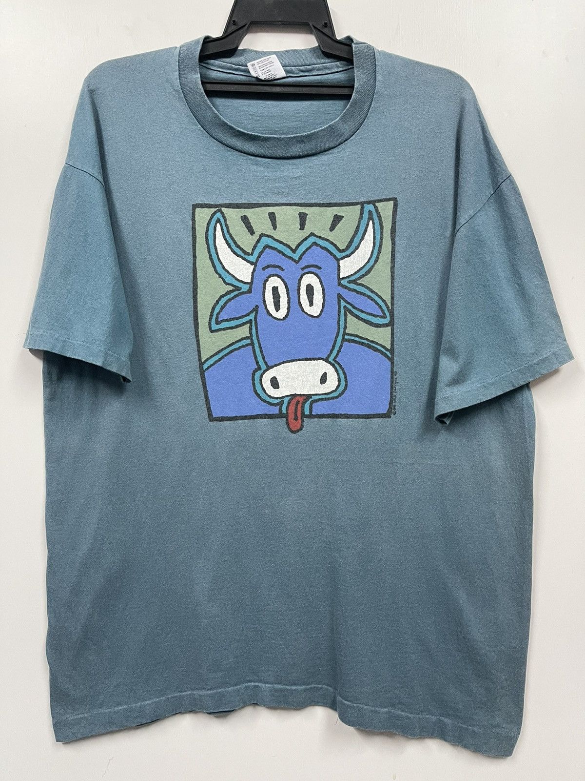 Vintage Vintage 1993 Art Big Hed Designs Shirt 90s Single Stitch Size US L / EU 52-54 / 3 - 1 Thumbnail