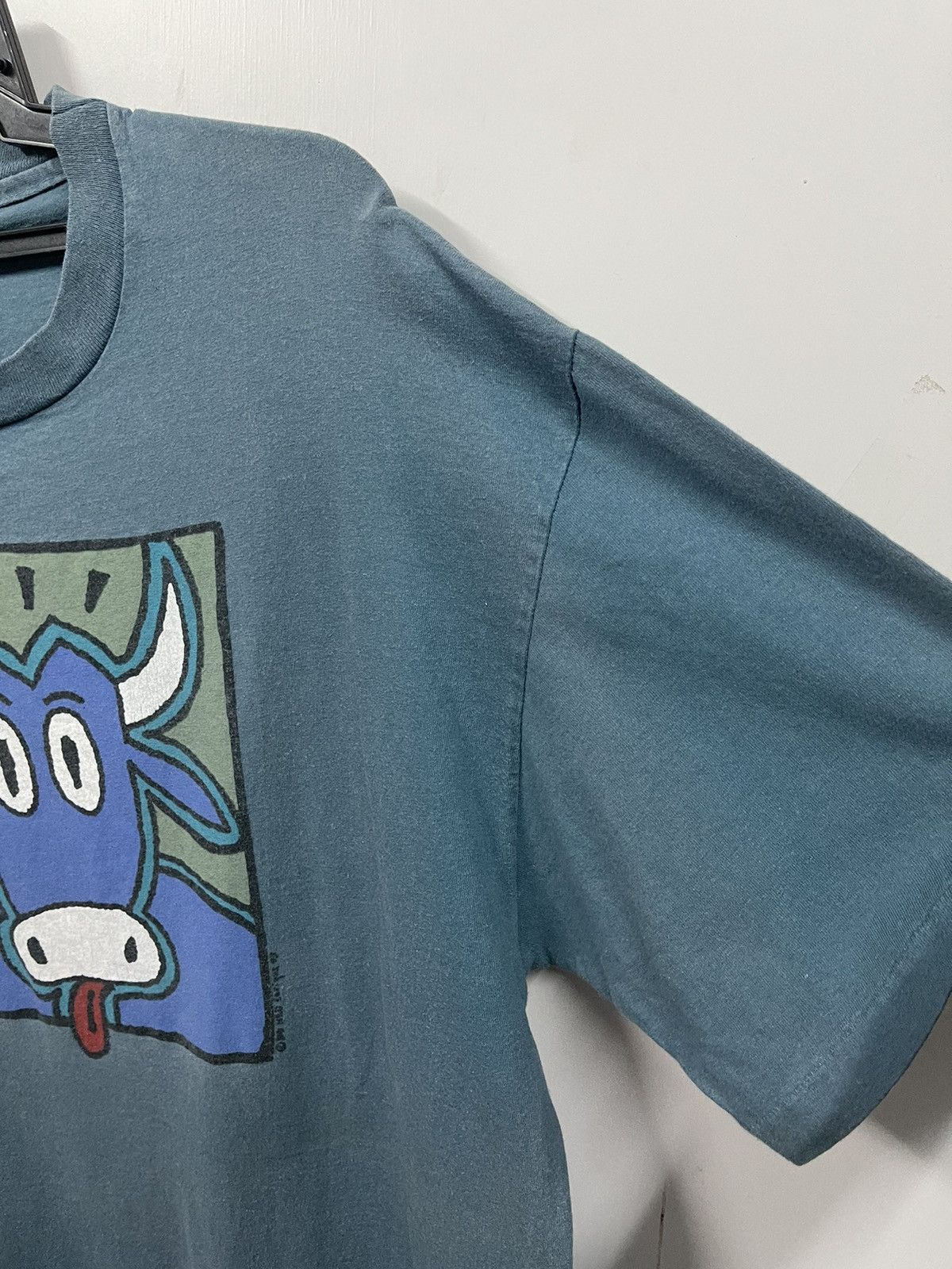 Vintage Vintage 1993 Art Big Hed Designs Shirt 90s Single Stitch Size US L / EU 52-54 / 3 - 7 Thumbnail