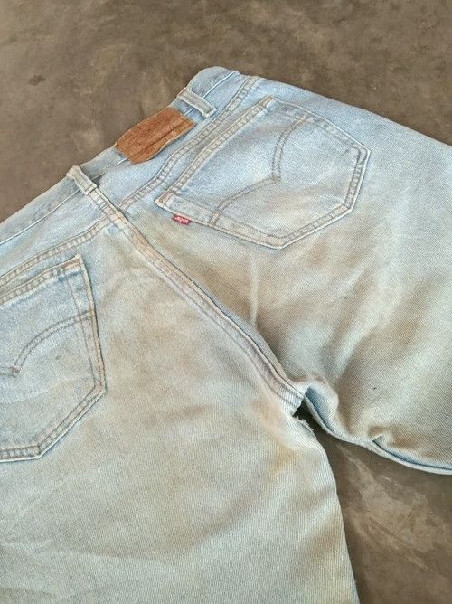 Levi's 90s Vintage Levi's 501 Made In USA Distressed Jeans 32x31 Size US 32 / EU 48 - 5 Thumbnail