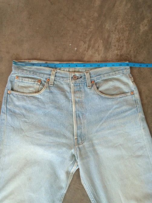 Levi's 90s Vintage Levi's 501 Made In USA Distressed Jeans 32x31 Size US 32 / EU 48 - 7 Thumbnail