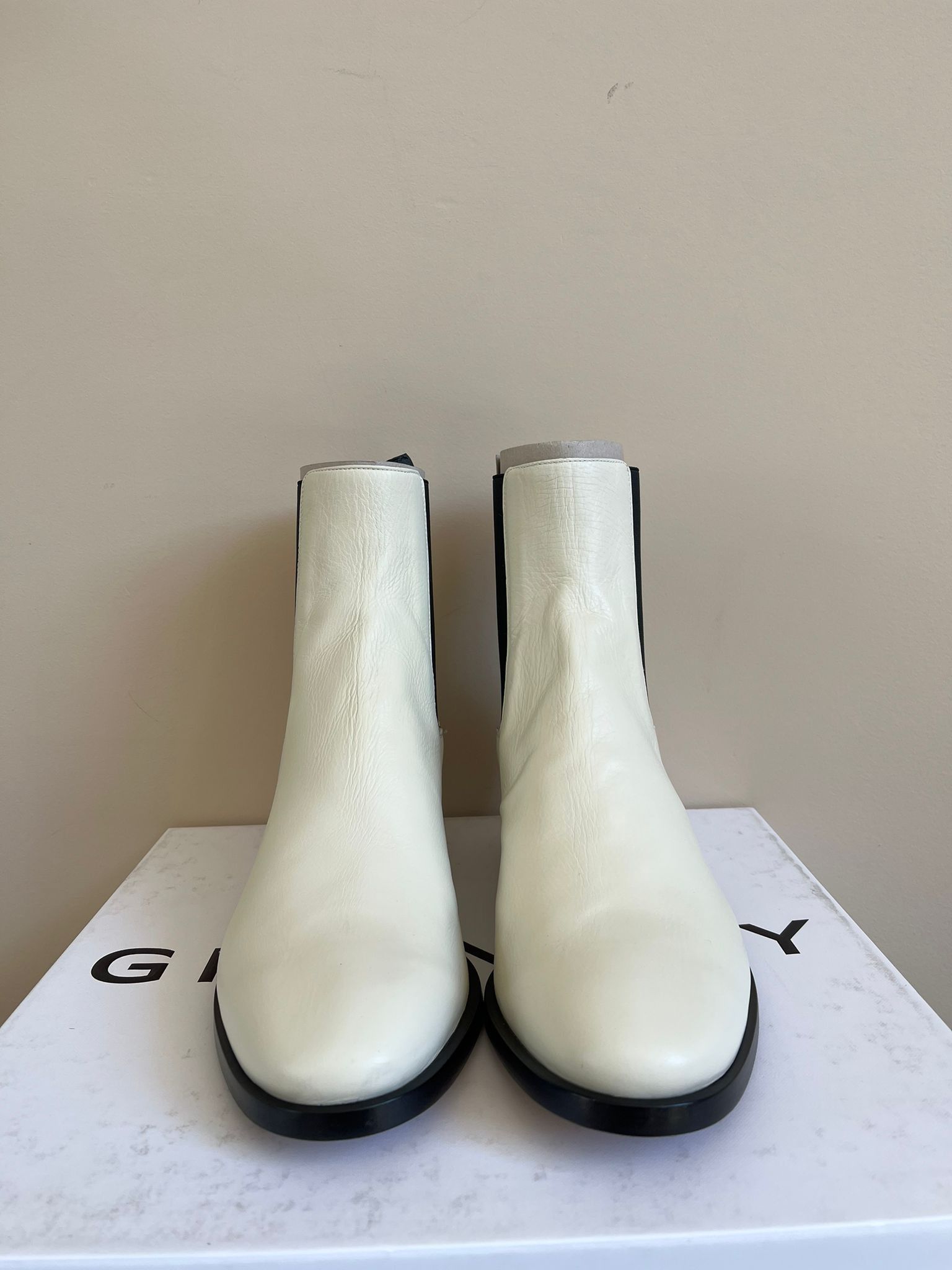 Givenchy High Top Boots in Ivory Color Size US 11 / EU 44 - 7 Thumbnail