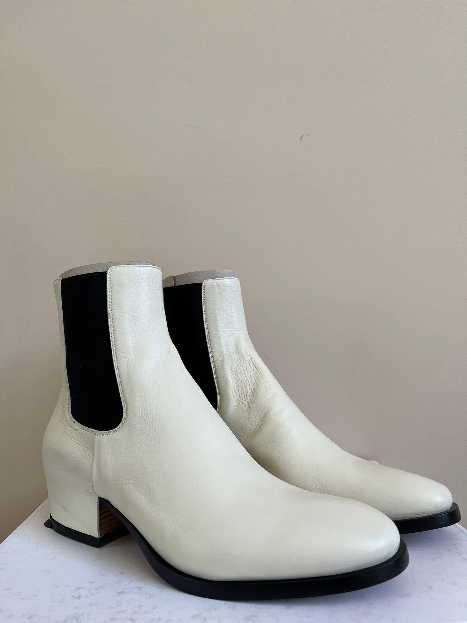 Givenchy High Top Boots in Ivory Color Size US 11 / EU 44 - 6 Thumbnail