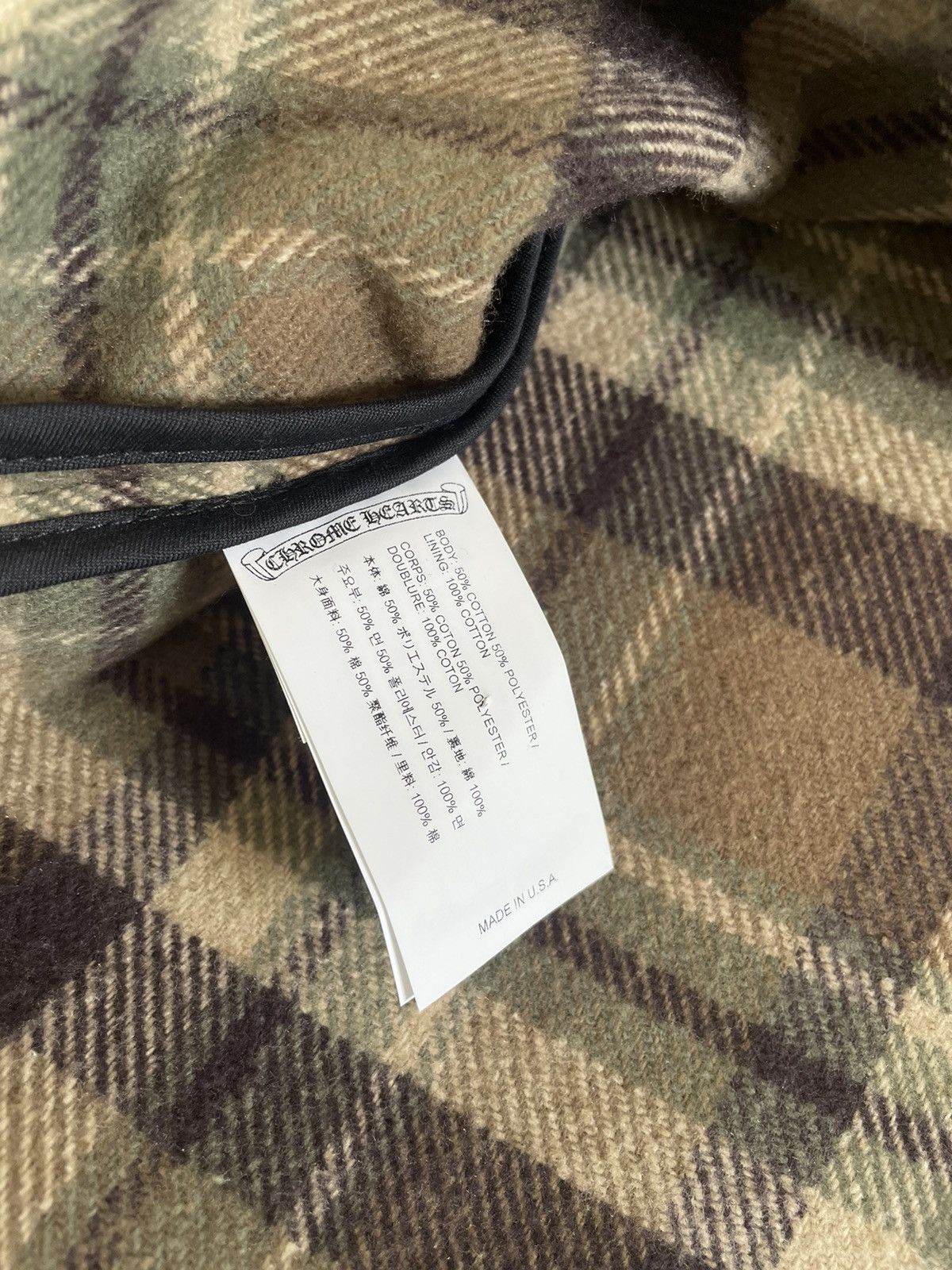 Chrome Hearts Chrome Hearts Work-dog Flannel Quarter Zip Size US M / EU 48-50 / 2 - 10 Thumbnail