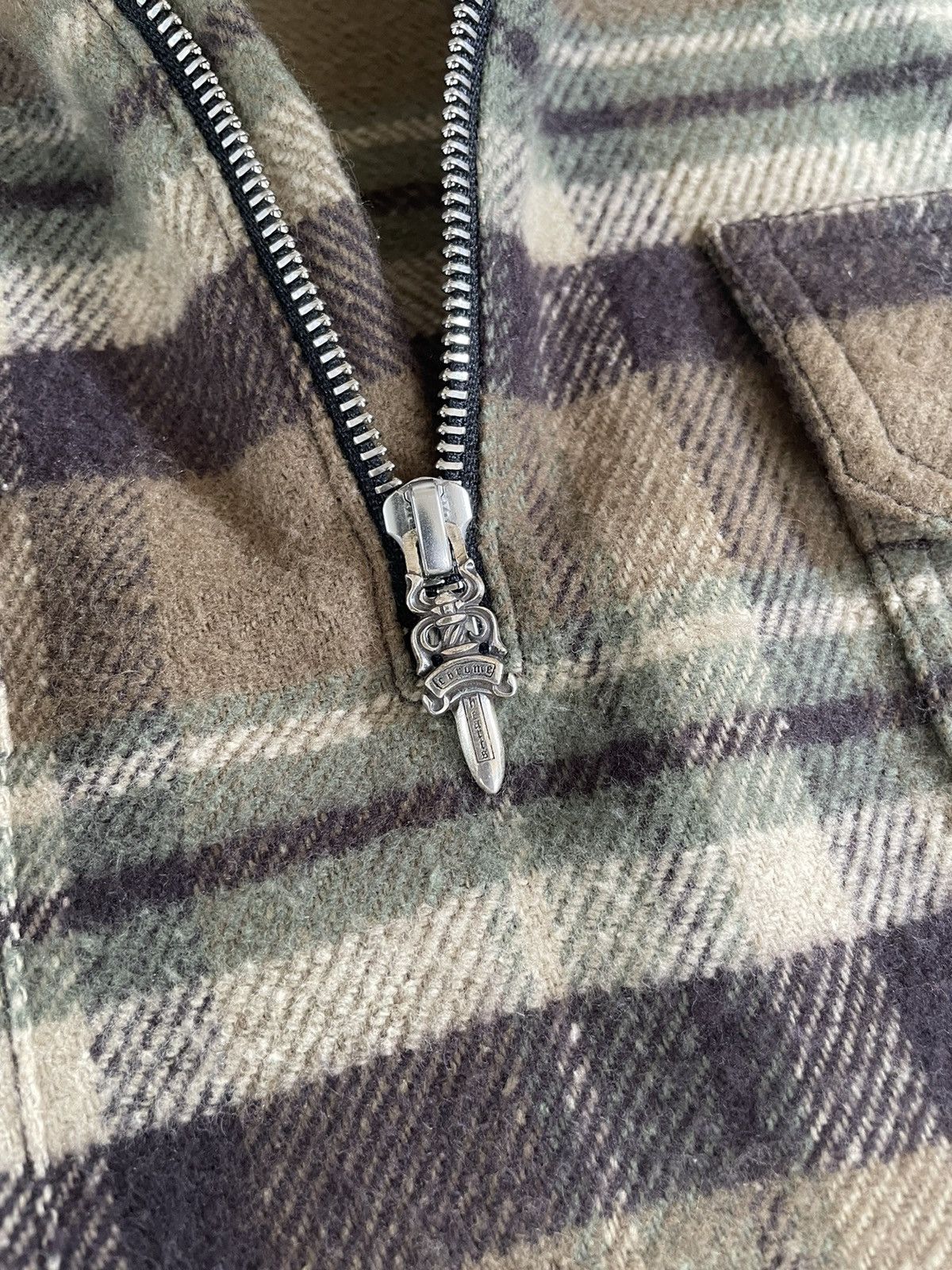 Chrome Hearts Chrome Hearts Work-dog Flannel Quarter Zip Size US M / EU 48-50 / 2 - 6 Thumbnail