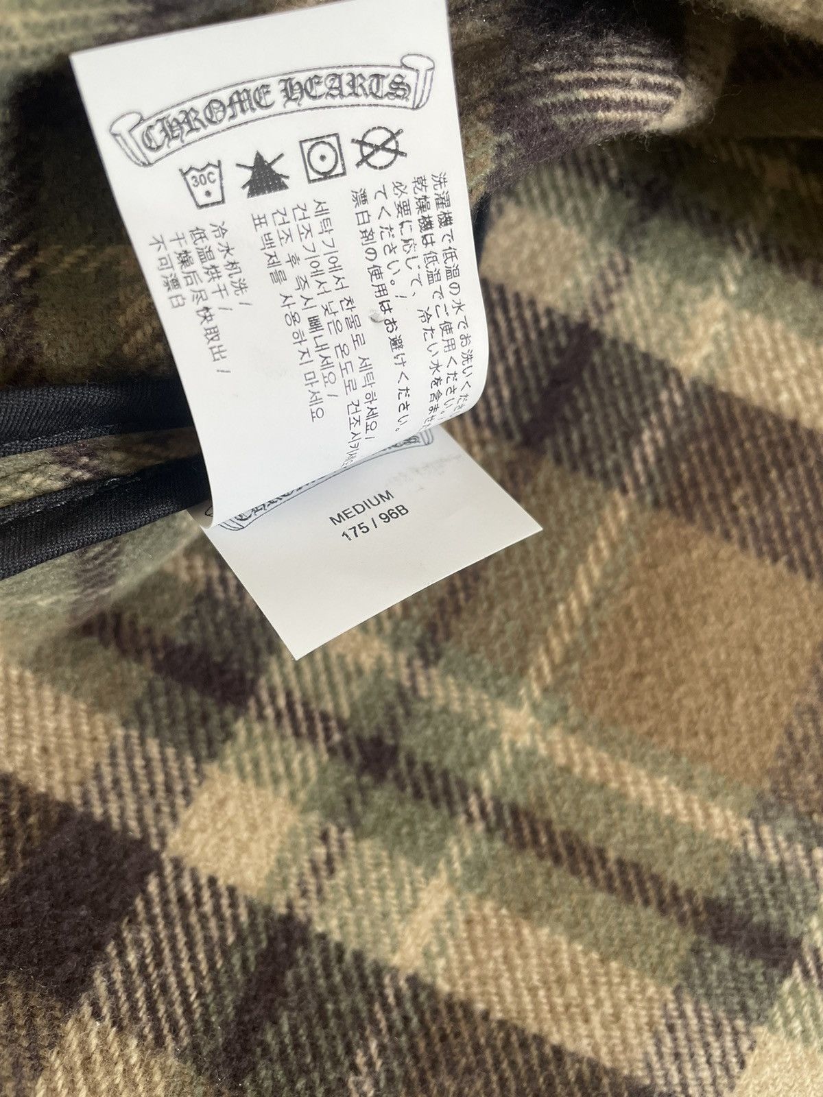 Chrome Hearts Chrome Hearts Work-dog Flannel Quarter Zip Size US M / EU 48-50 / 2 - 11 Thumbnail