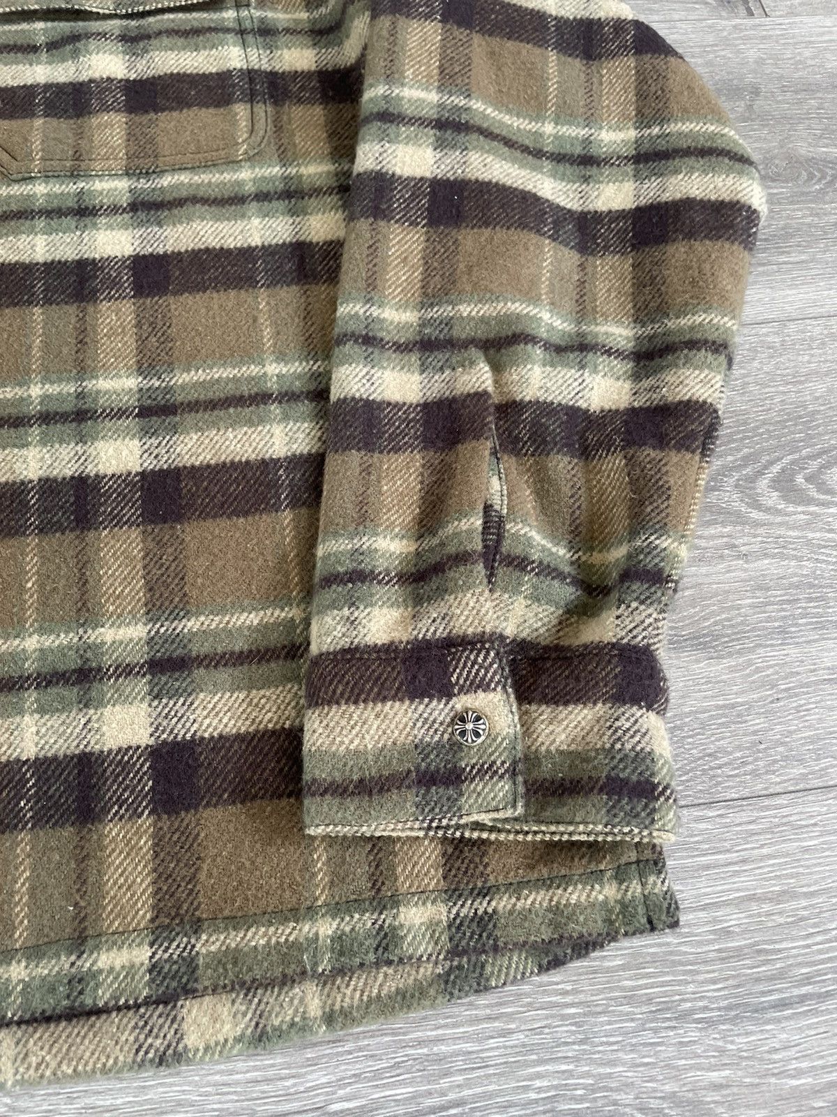 Chrome Hearts Chrome Hearts Work-dog Flannel Quarter Zip Size US M / EU 48-50 / 2 - 7 Thumbnail