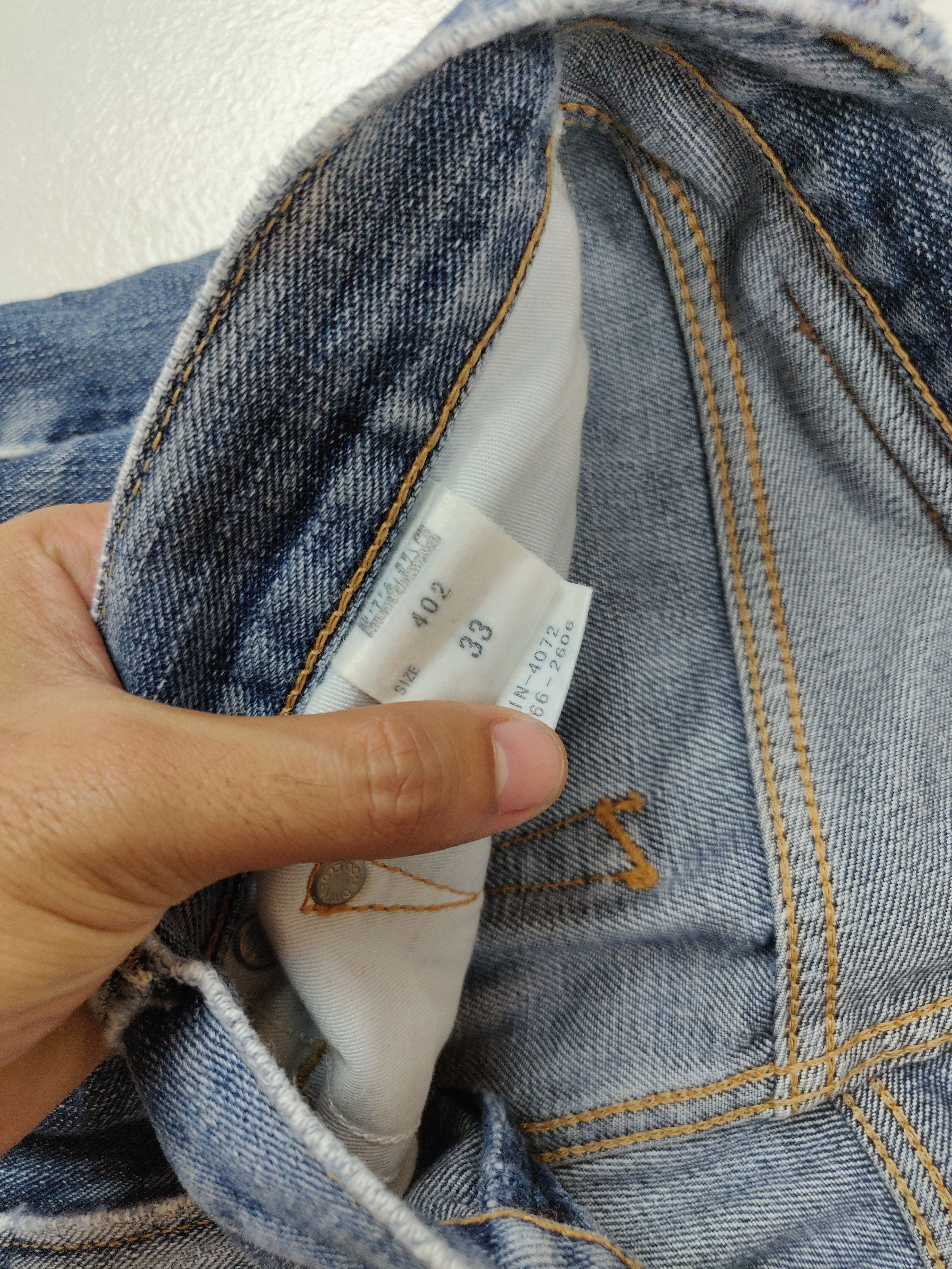 Edwin Edwin 402 Distressed International Basic Denim Jeans Size US 34 / EU 50 - 6 Thumbnail