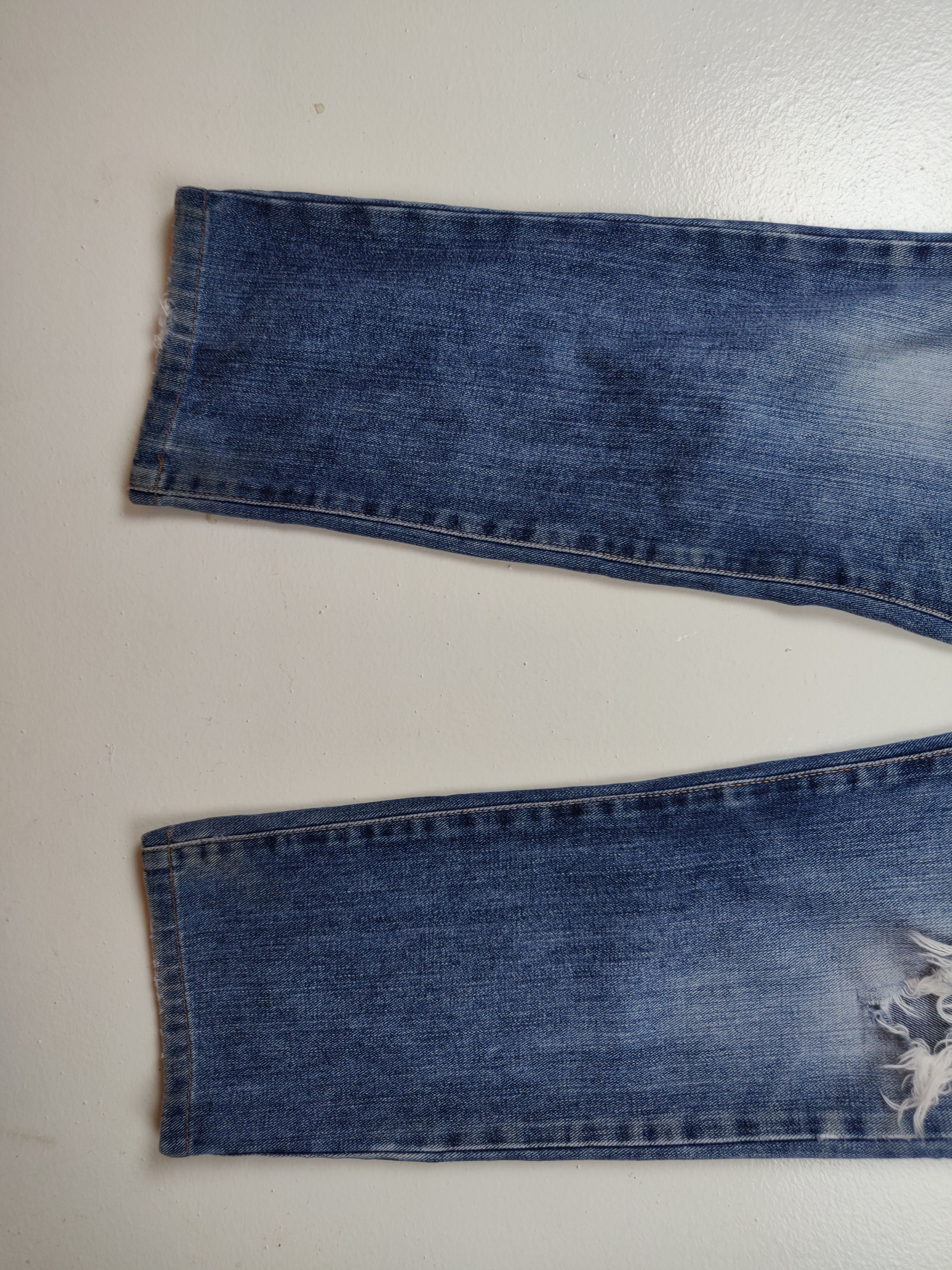 Edwin Edwin 402 Distressed International Basic Denim Jeans Size US 34 / EU 50 - 5 Thumbnail