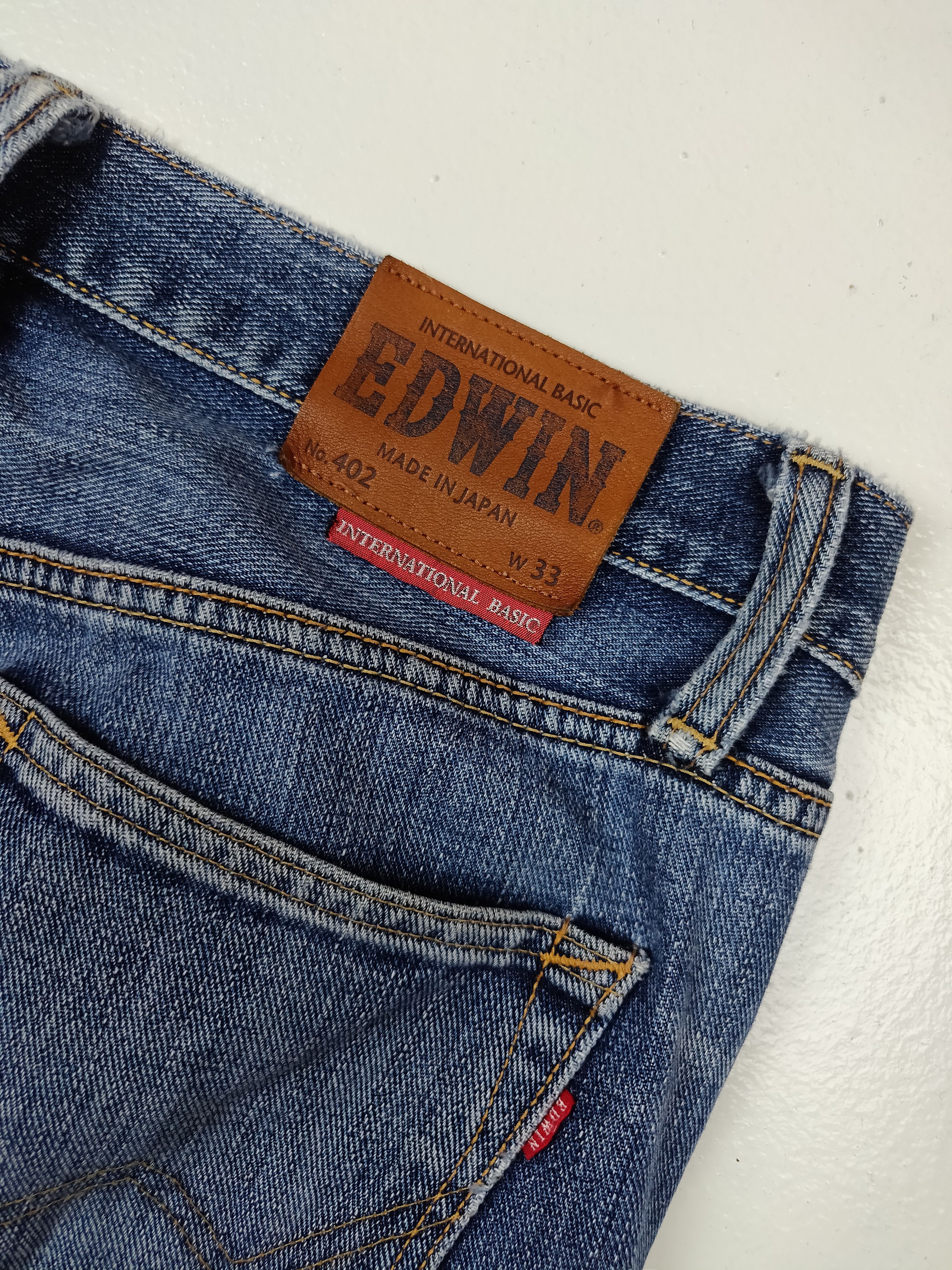Edwin Edwin 402 Distressed International Basic Denim Jeans Size US 34 / EU 50 - 9 Thumbnail