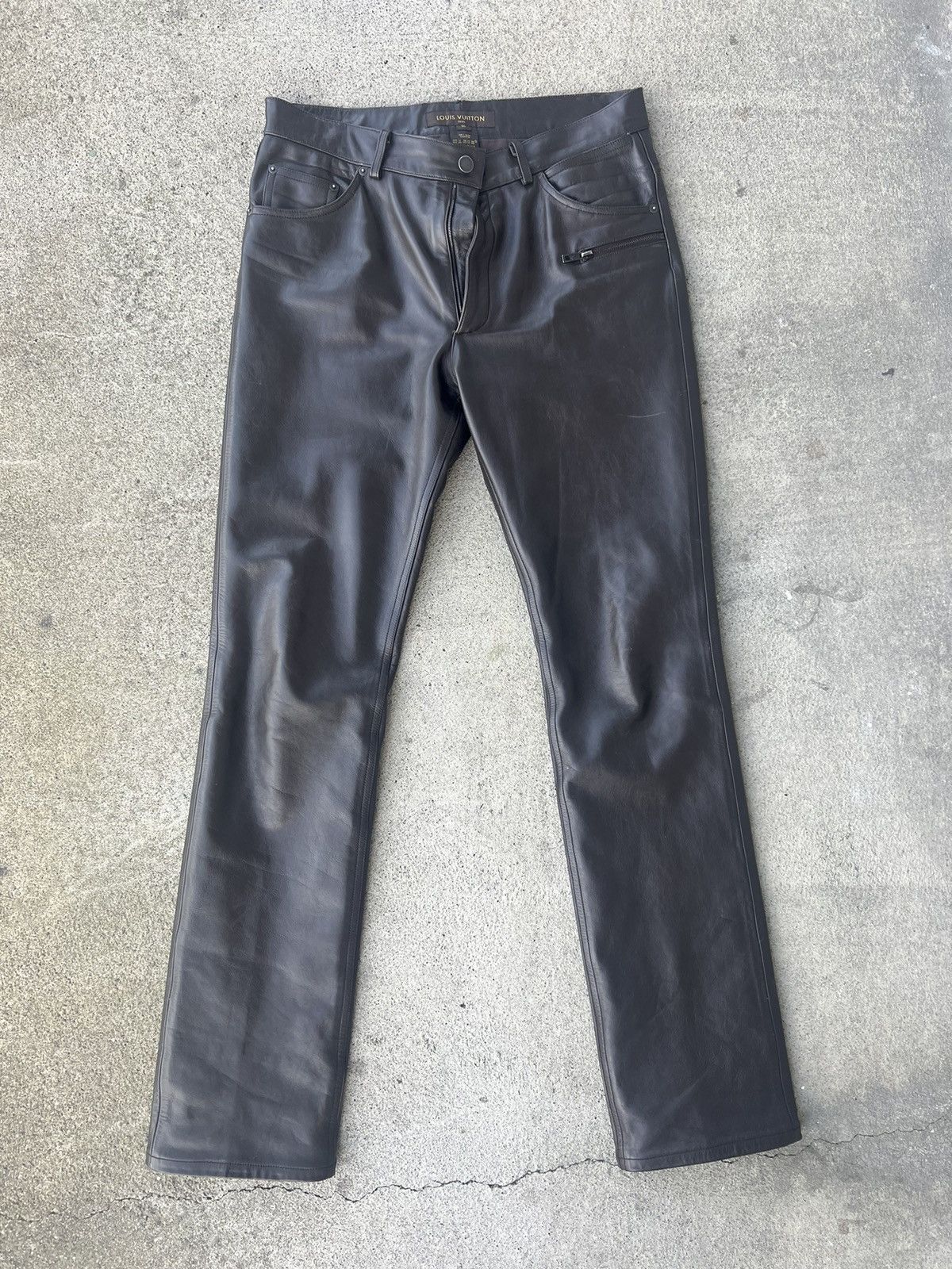 Louis Vuitton 7 pocket leather pant Size US 31 - 1 Thumbnail