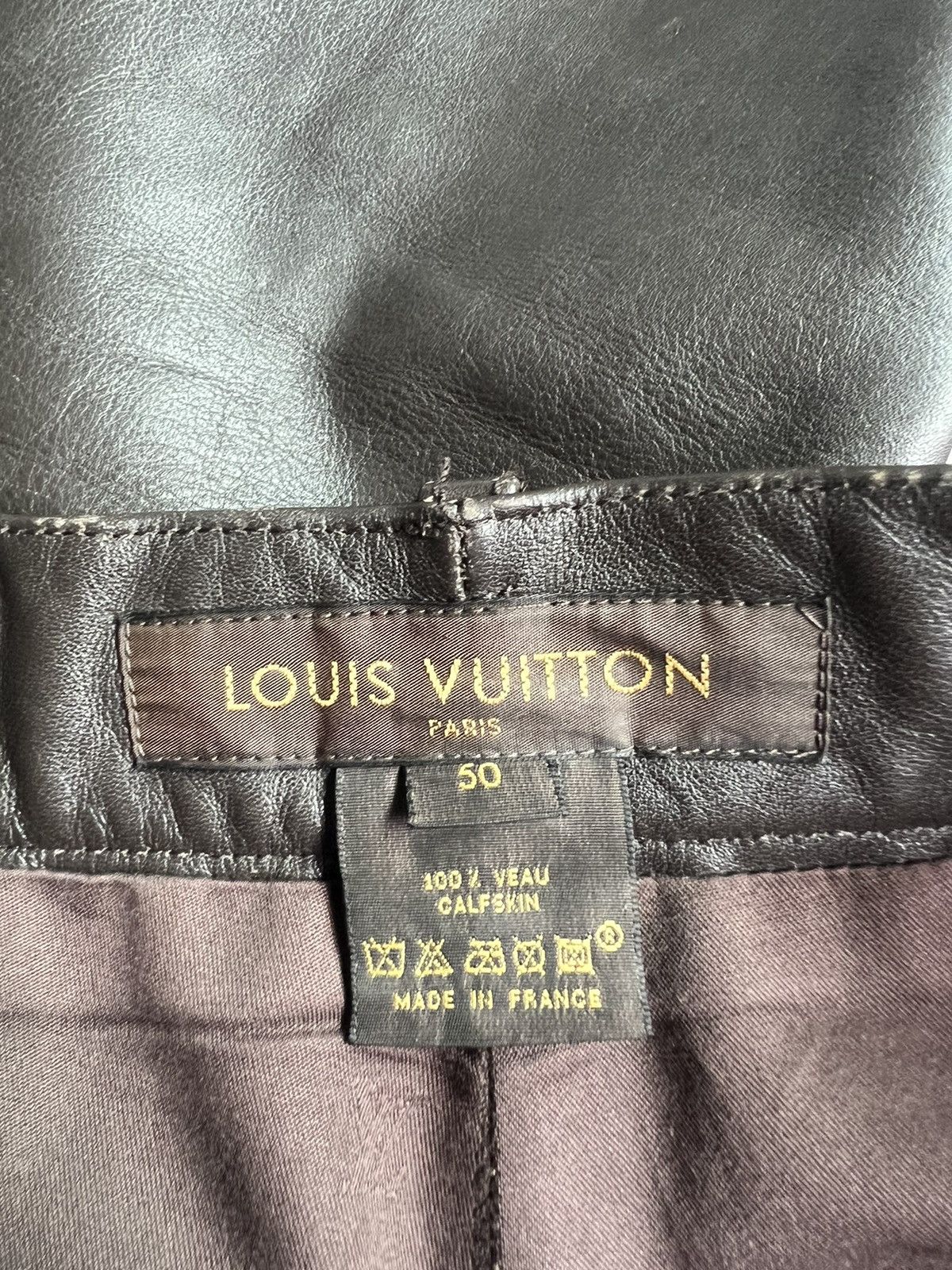 Louis Vuitton 7 pocket leather pant Size US 31 - 7 Thumbnail