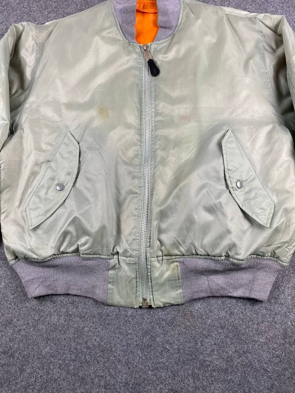 Vintage vintage american hero bomber jacket reversible ideal zipper Size US L / EU 52-54 / 3 - 4 Thumbnail
