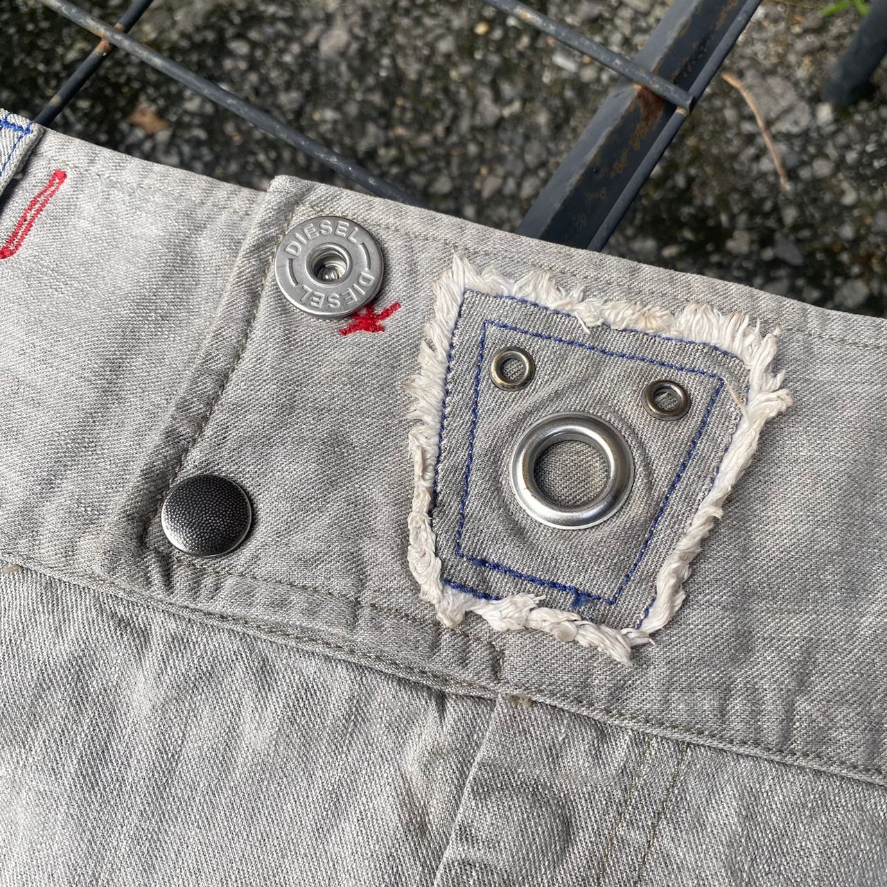 Diesel × If Six Was Nine × Le Grande Bleu (L.G.B.) Y2k Diesel Denim Skirt Size 36" / US 14 / IT 50 - 2 Thumbnail