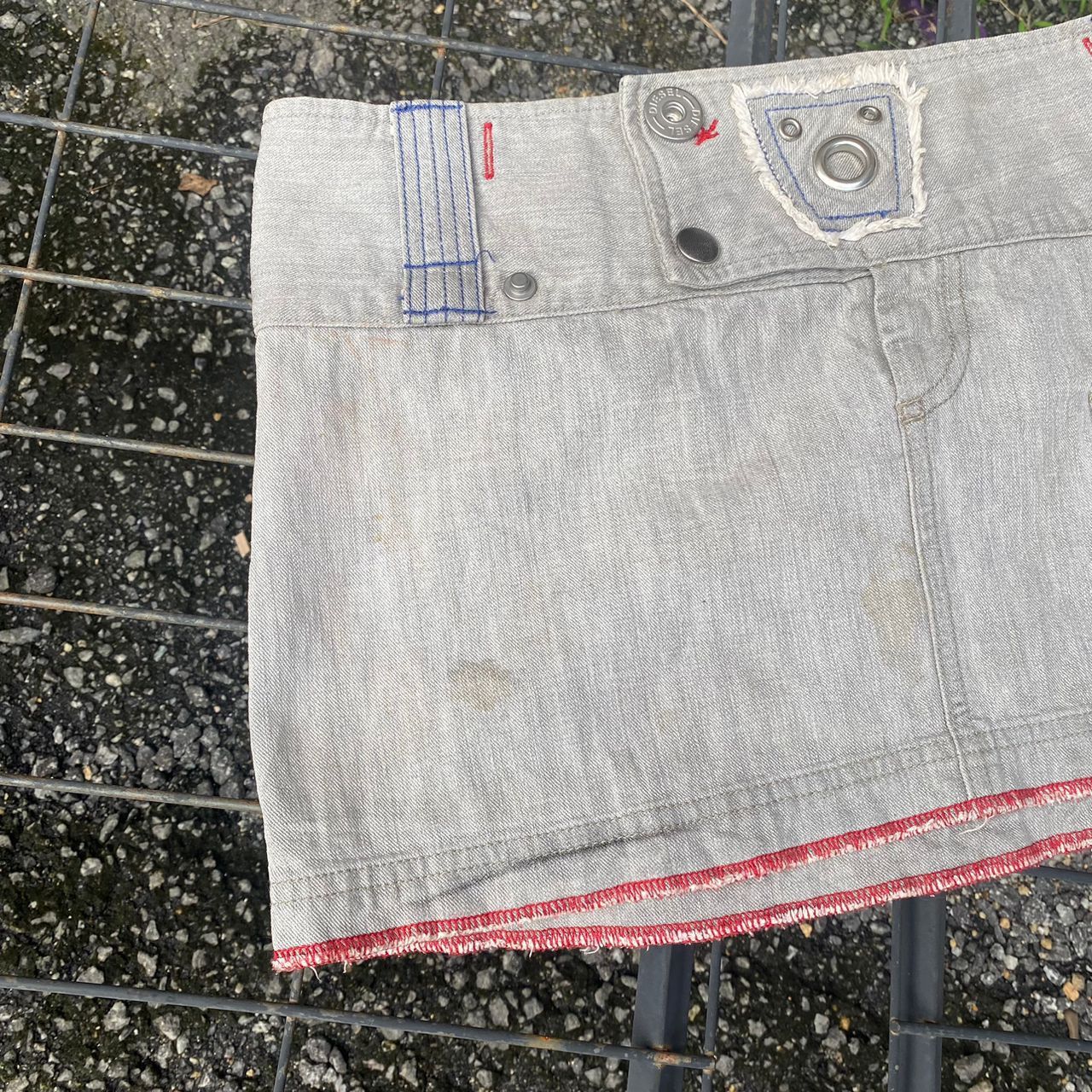 Diesel × If Six Was Nine × Le Grande Bleu (L.G.B.) Y2k Diesel Denim Skirt Size 36" / US 14 / IT 50 - 8 Thumbnail