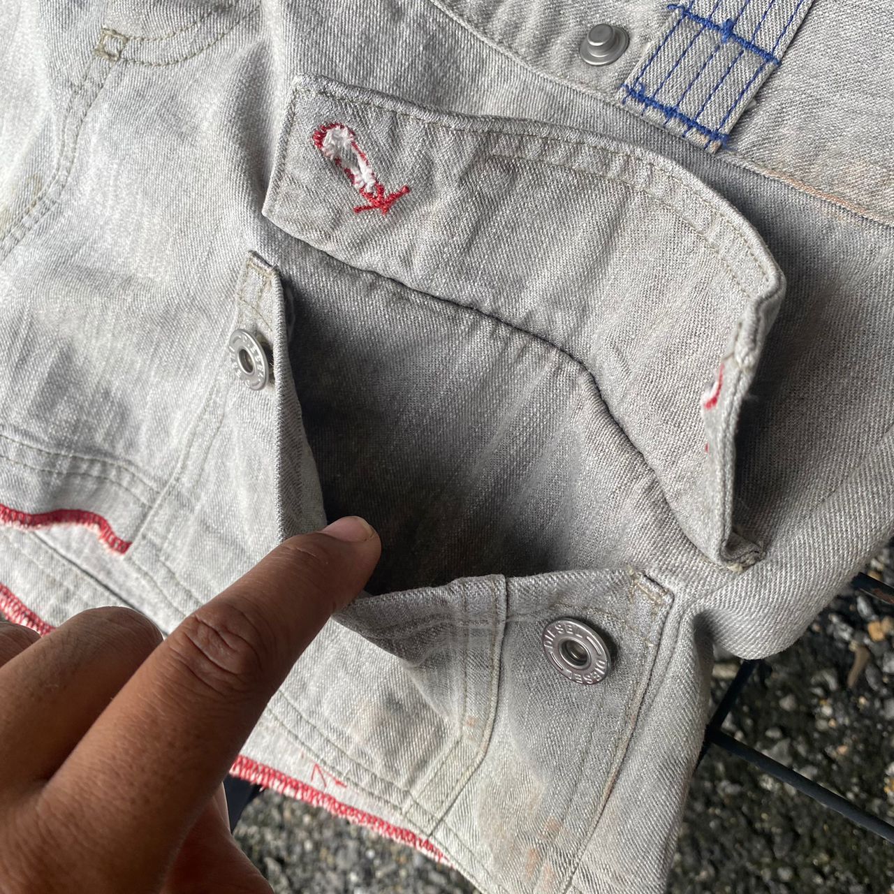 Diesel × If Six Was Nine × Le Grande Bleu (L.G.B.) Y2k Diesel Denim Skirt Size 36" / US 14 / IT 50 - 7 Thumbnail
