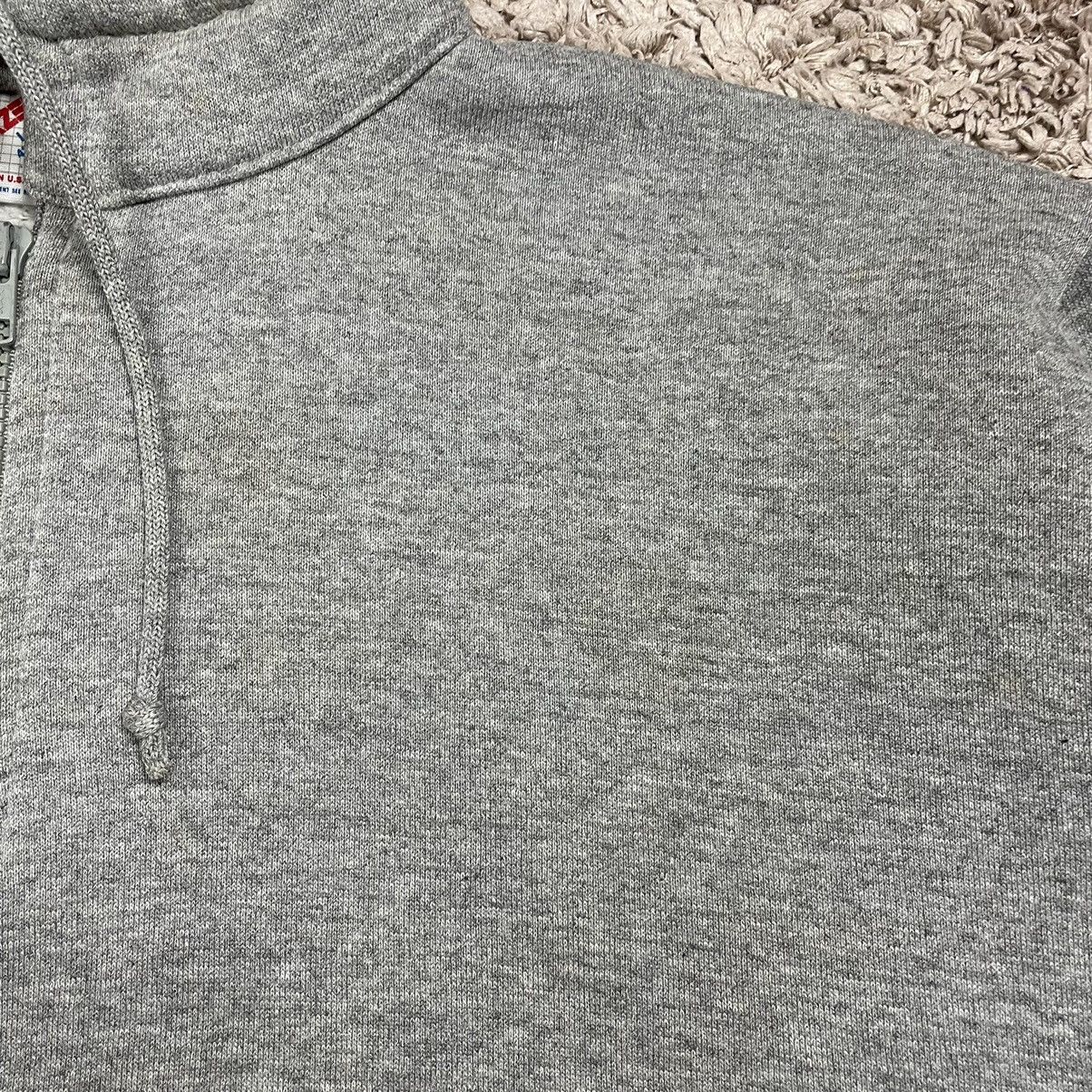 Vintage Vintage Jerzees Blank Half Zipper Sweatshirt Size US L / EU 52-54 / 3 - 9 Thumbnail