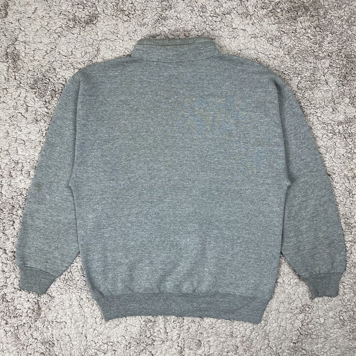 Vintage Vintage Jerzees Blank Half Zipper Sweatshirt Size US L / EU 52-54 / 3 - 2 Thumbnail