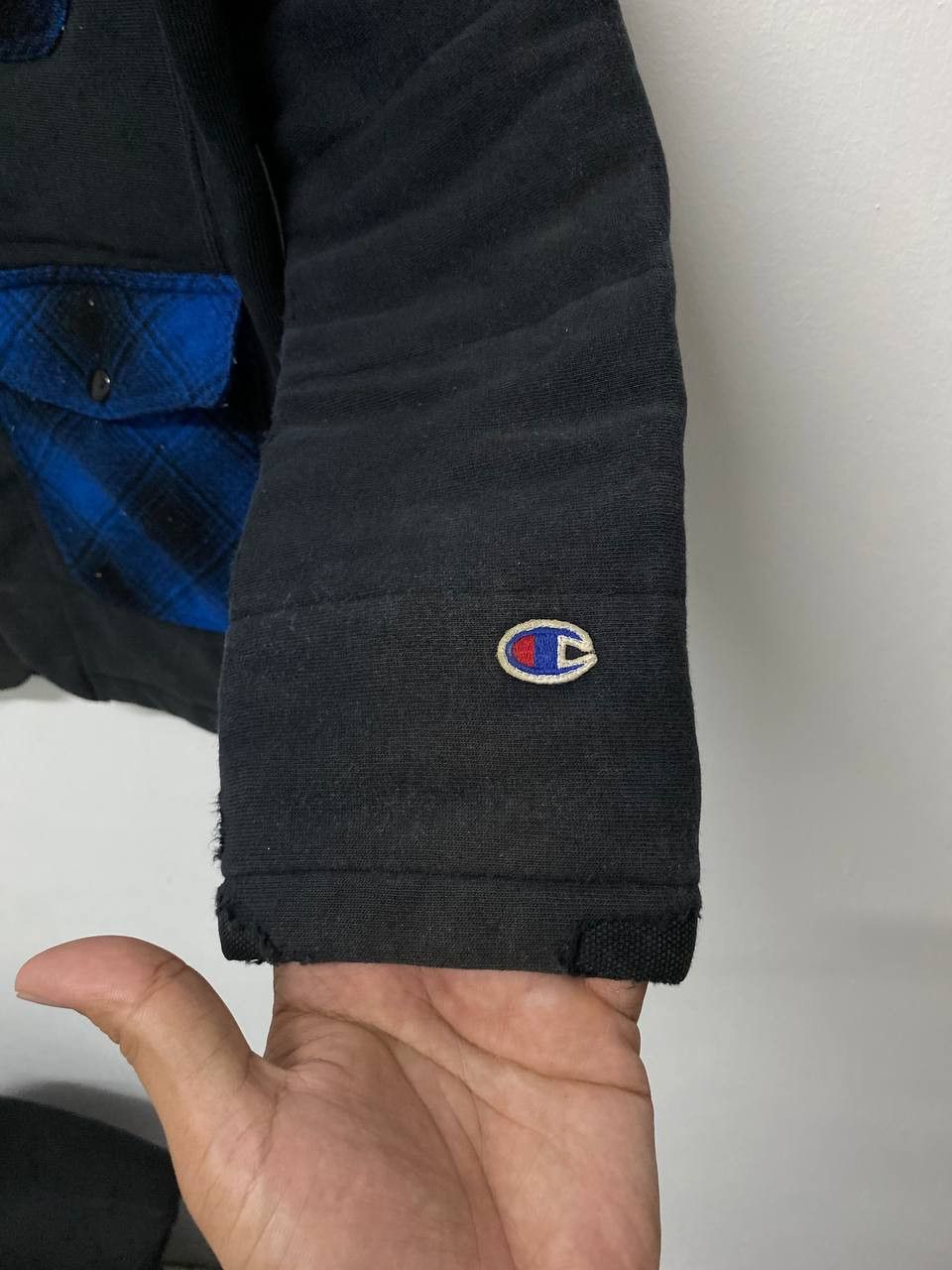 Champion Vintage Champion reverse weave Woolrich Jacket Distressed Size US M / EU 48-50 / 2 - 4 Thumbnail